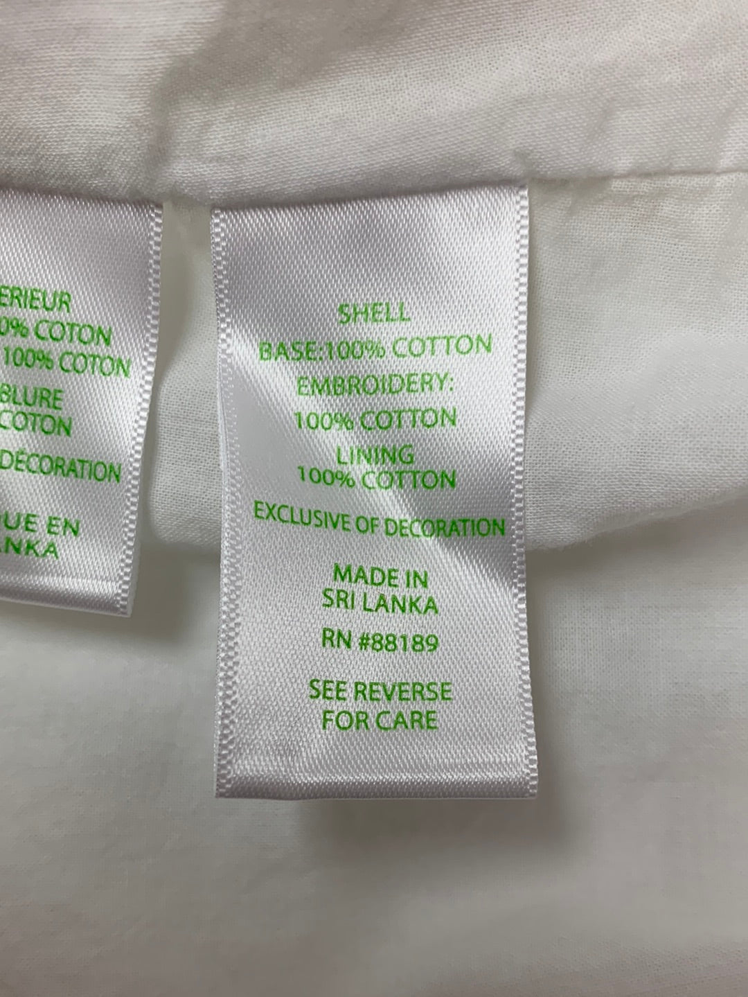 LILLY PULITZER white Eyelet 3/4 Sleeve Bekah Pull-Over Blouse - Large