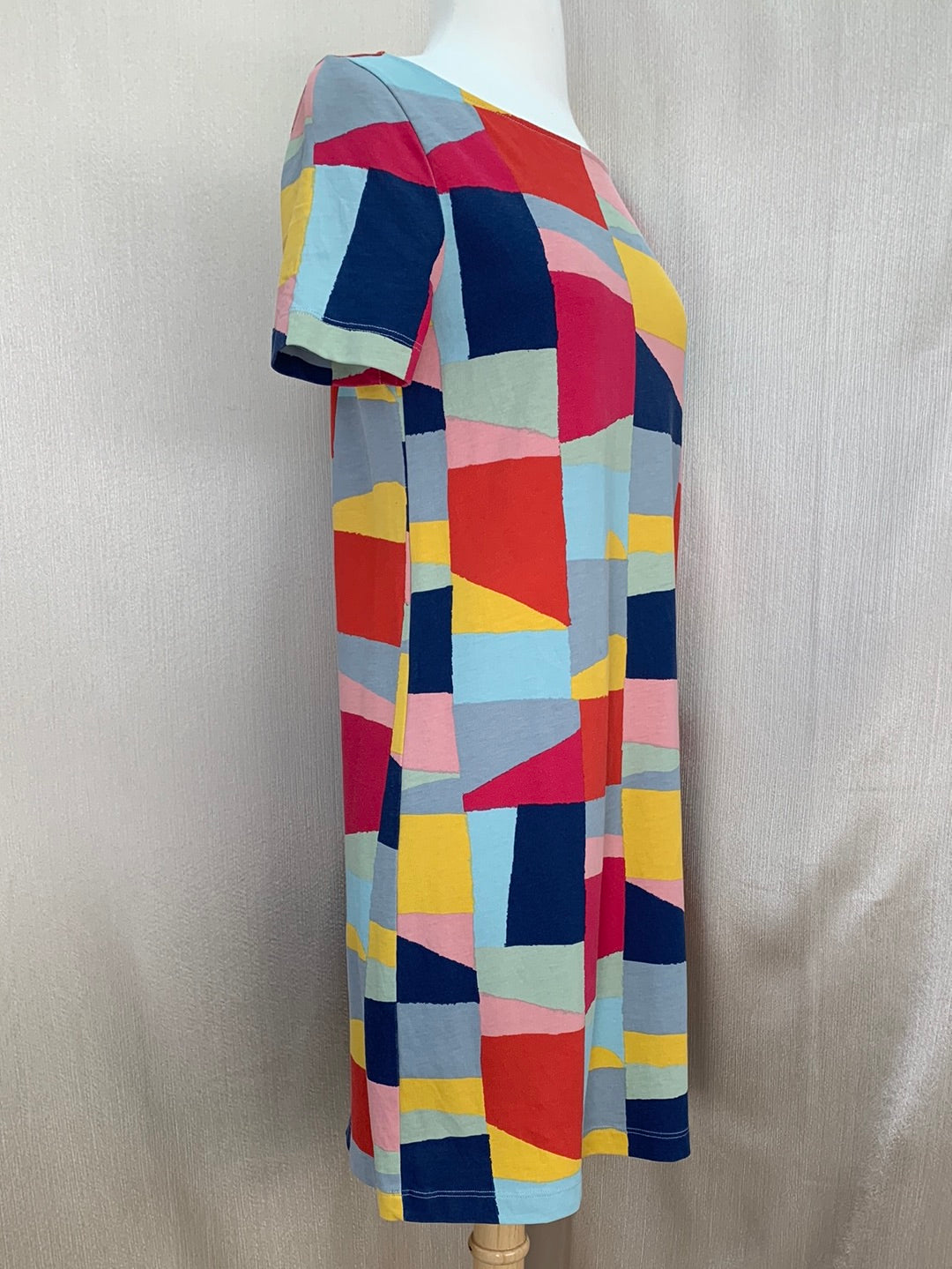 TORY BURCH multicolored 100% Pima Cotton Short Sleeve Dress - Small