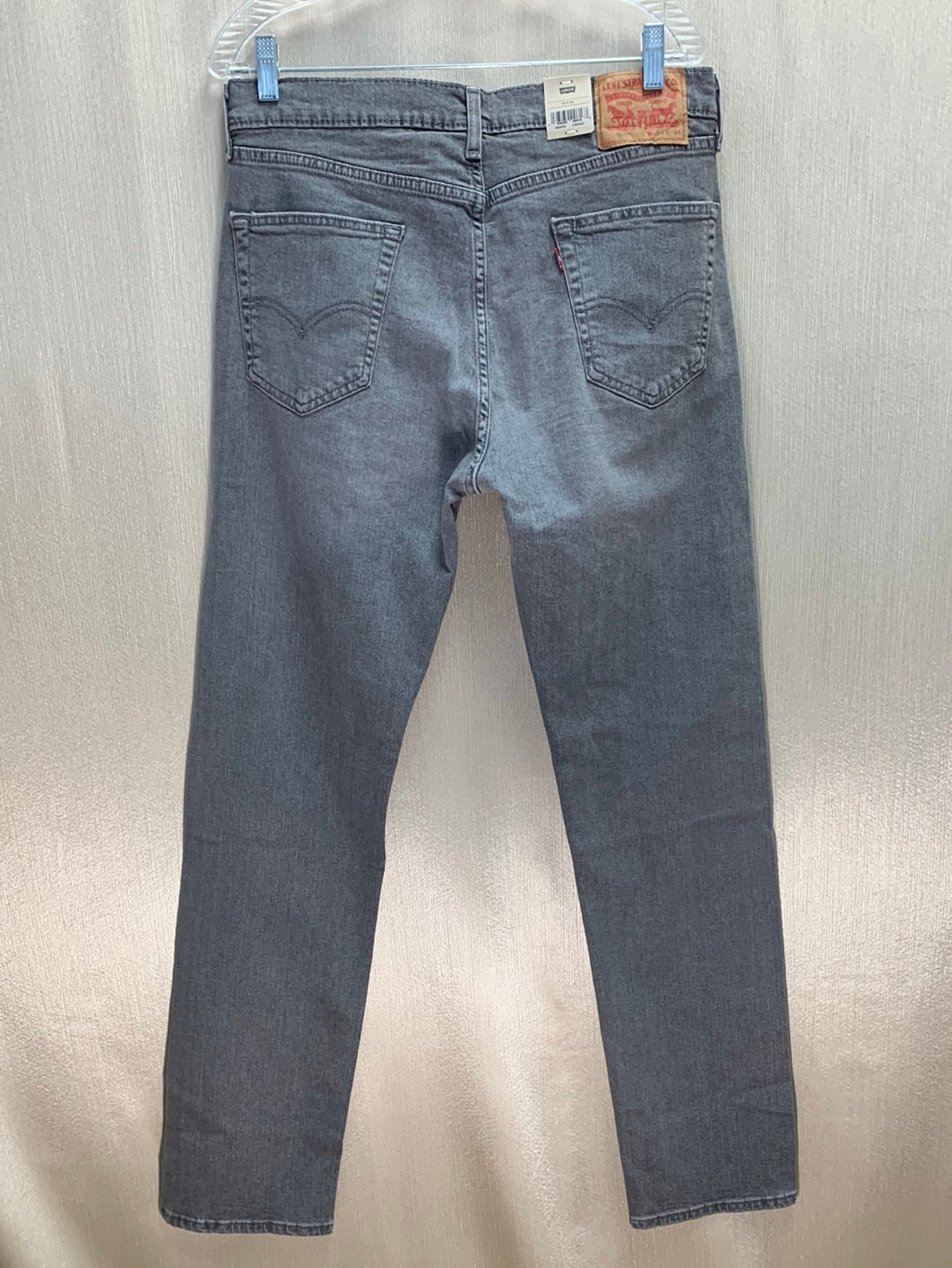 NWT - LEVI'S grey 505 Regular Fit Straight Leg Stretch Jeans - 34x34