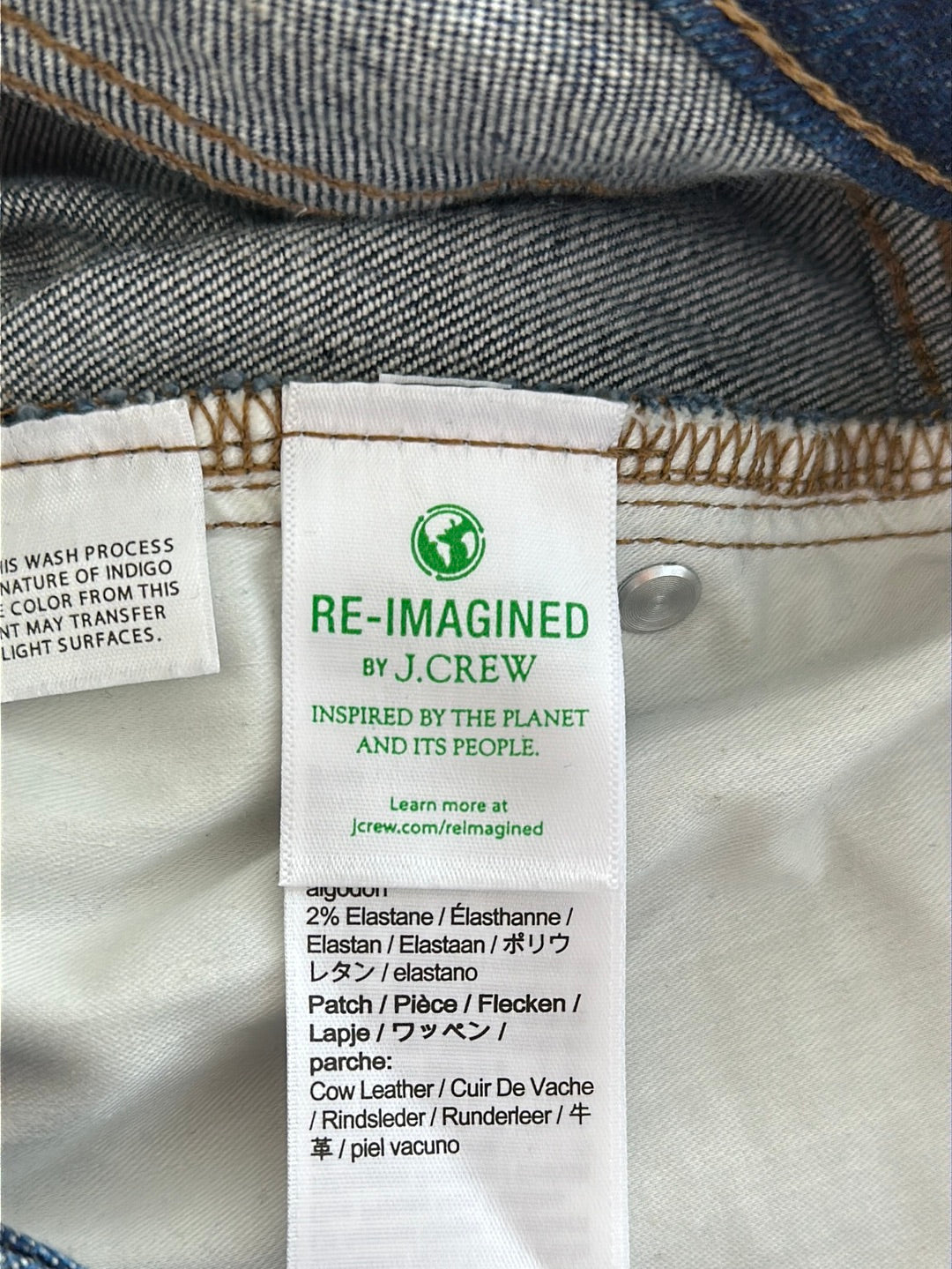 NWT - J. CREW dark wash Curvy Classic Straight Leg Jeans - 26