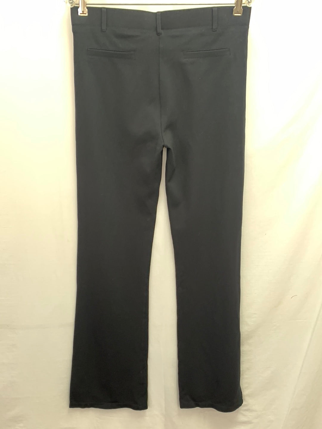 BETABRAND black Boot-Cut Classic Dress Pant Yoga Pants - Large Long