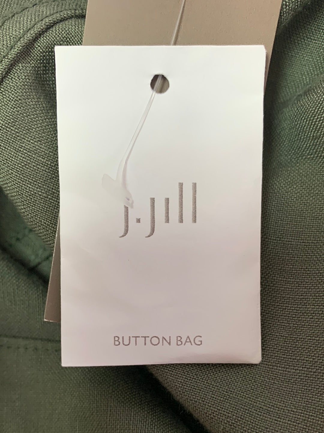 NWT - J JILL green Linen Rayon Blend Belted Caraway Jacket - MP