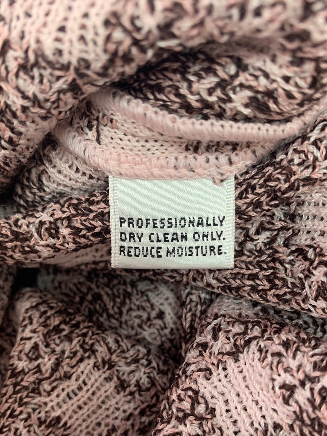 ST JOHN COLLECTION / MARIE GRAY pink brown Knit Texture Pull On Midi Skirt - 10