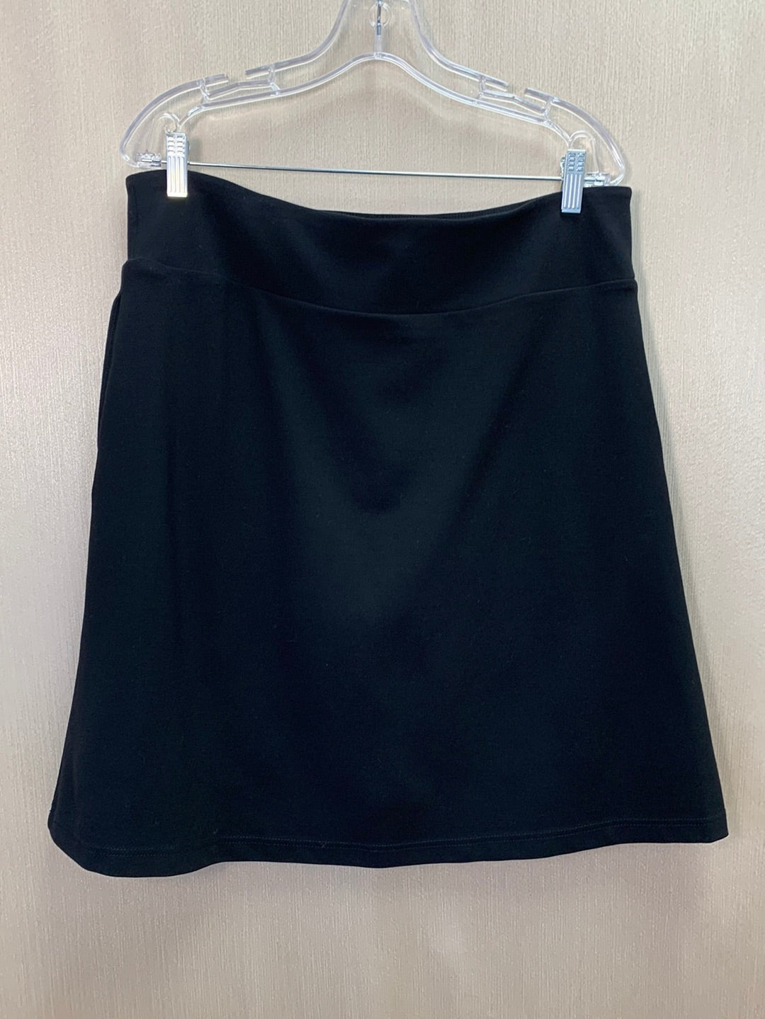 BETABRAND black Work It A Line Ponte Side Pockets Skort - XL