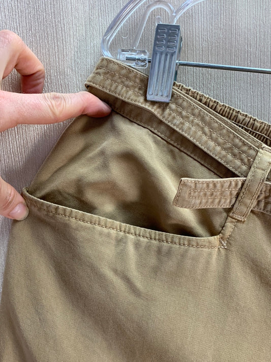 NWT - JONES NEW YORK tan City Safari Tencel Lyocell Pull On Pants - 18