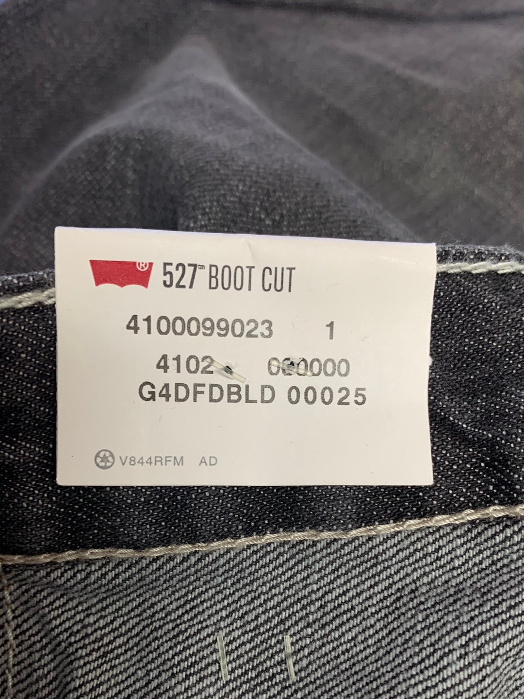 NWT - LEVI'S dark grey 527 Boot Cut Straight Fit Jeans - 29x32