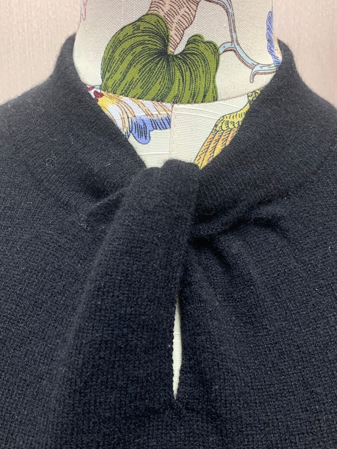 AUTUMN CASHMERE black 100% Cashmere Long Sleeve Sweater - S