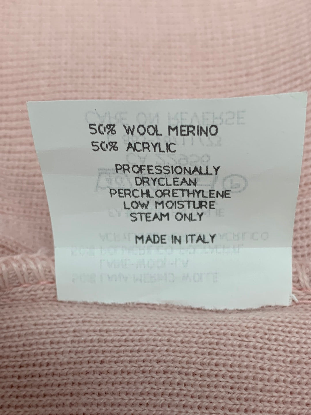NWT - GISPA pink Wool Blend Pockets Open Cardigan - Large