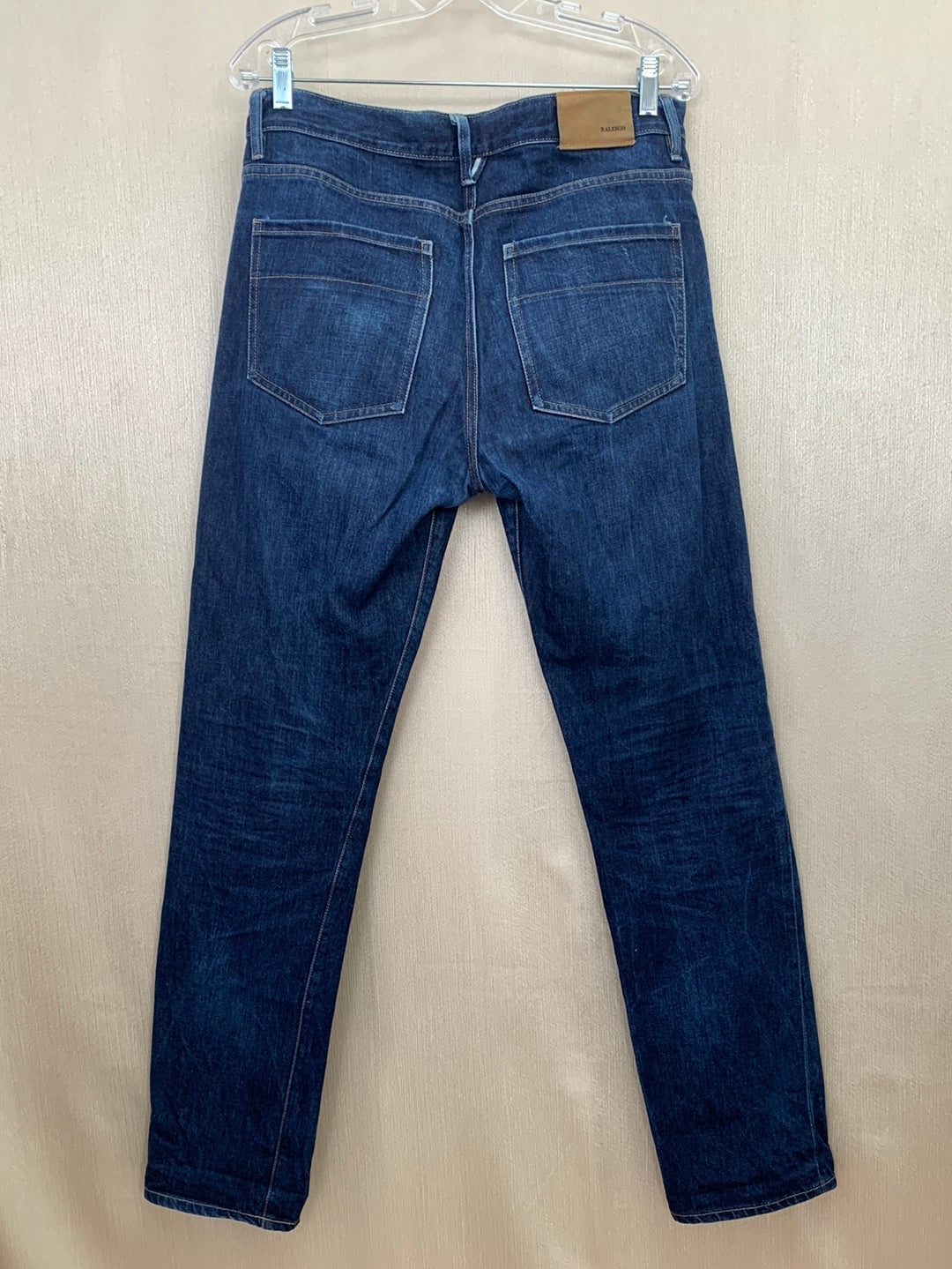 RALEIGH DENIM dark wash Slim Fit Straight Leg Jones Jeans - 33