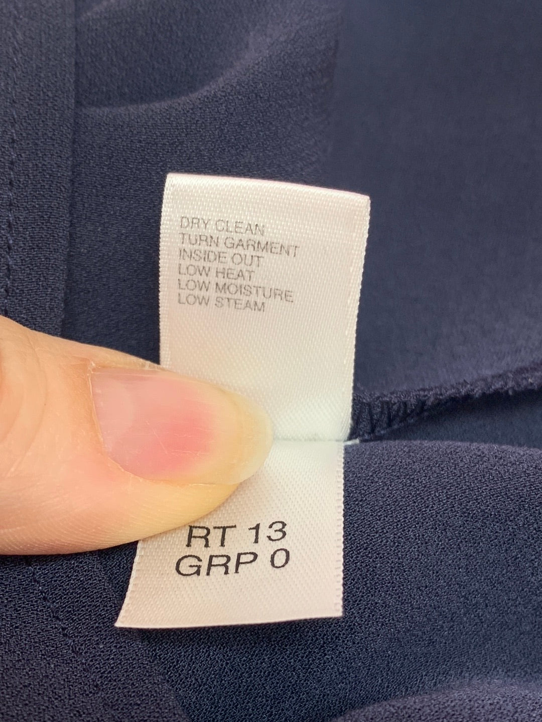 ST JOHN navy Triacetate Blend Sleeveless Top / Blouse - 10
