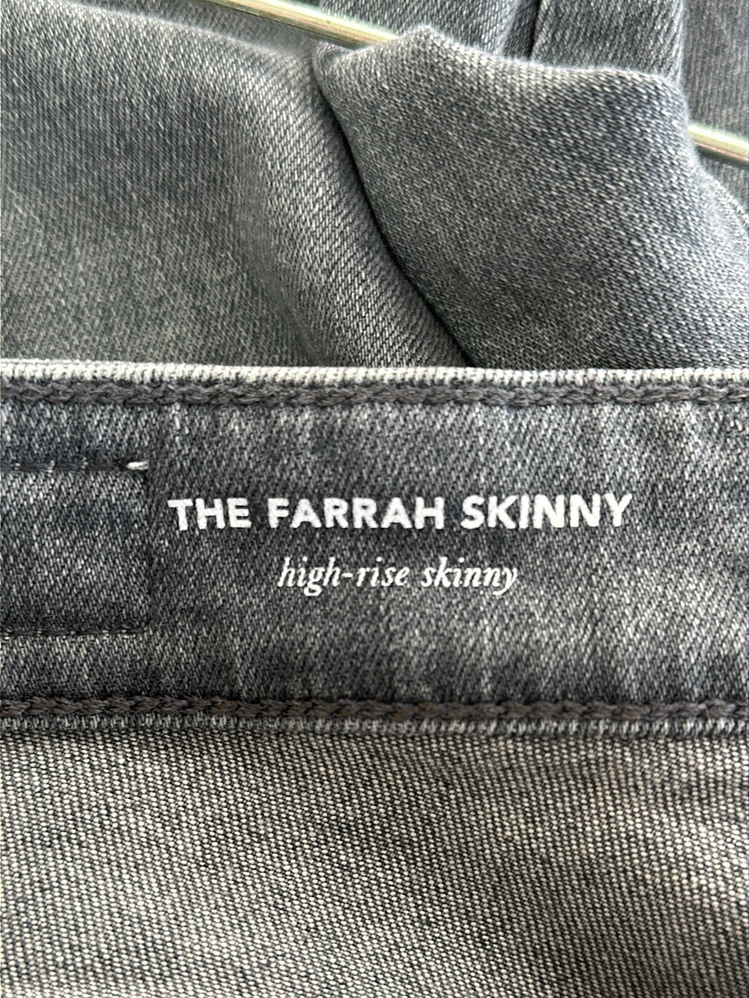 NWT - ADRIANO GOLDSCHMIED embers grey Farrah High Rise Skinny Jeans - 27