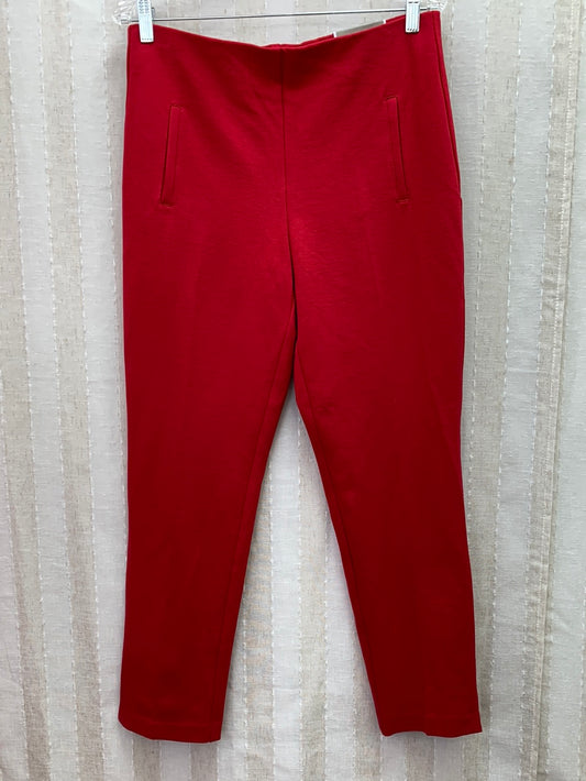 NWT - CHICO'S red Ponte Slimming Juliet Ankle Pants - 1 | US 8 M