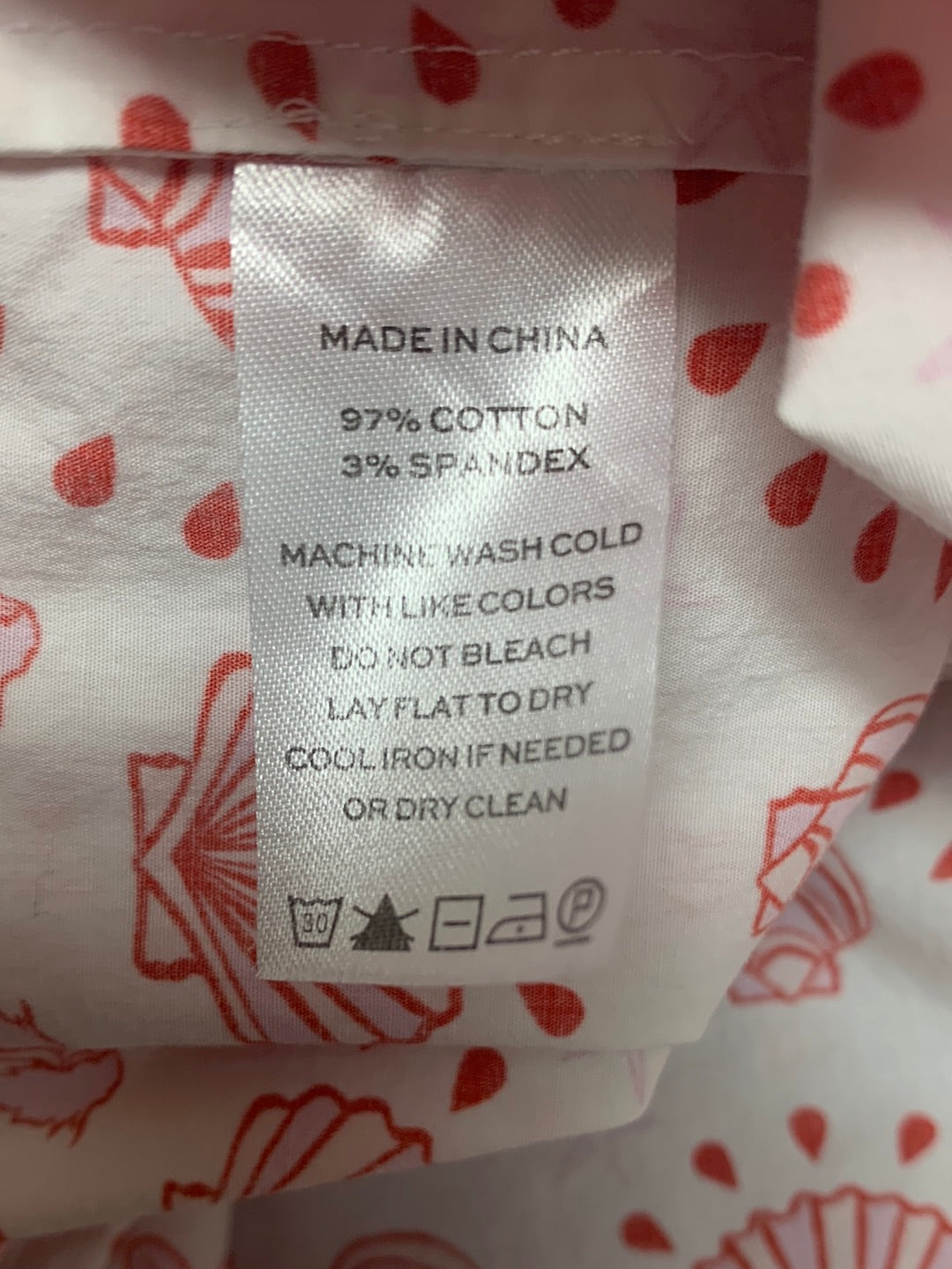HILL HOUSE pink print Mermaid Cherry Midi Ellie Nap Dress - Medium (repairs needed)