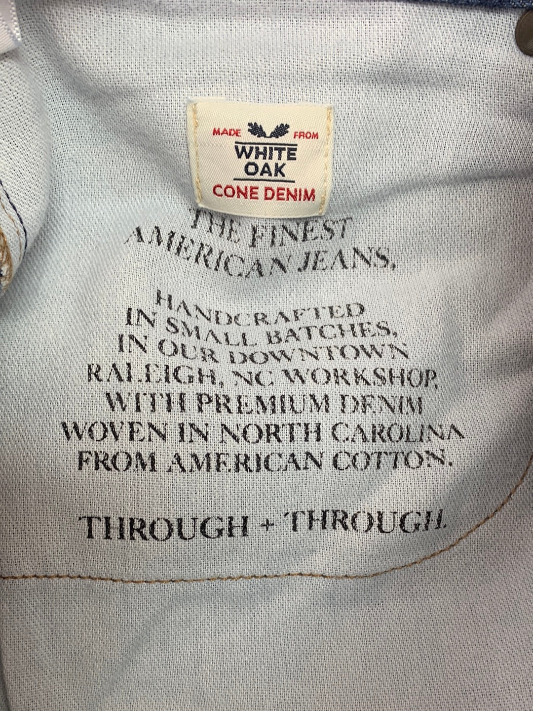 RALEIGH DENIM dark wash Slim Fit Straight Leg Jones Jeans - 33