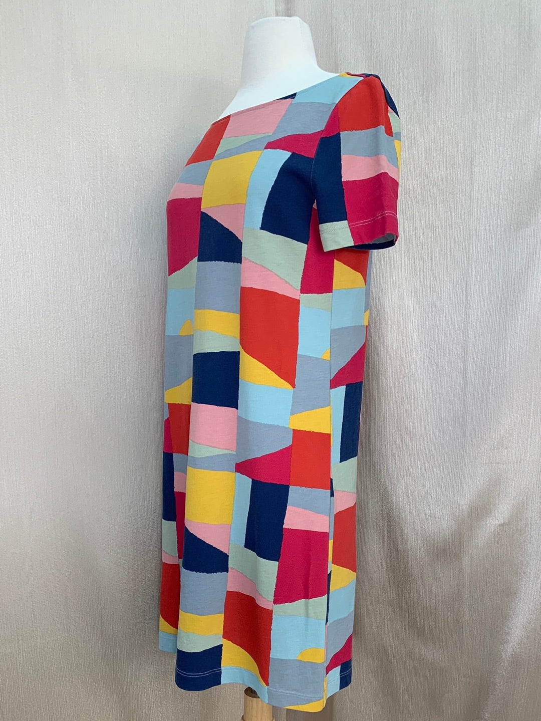 TORY BURCH multicolored 100% Pima Cotton Short Sleeve Dress - Small