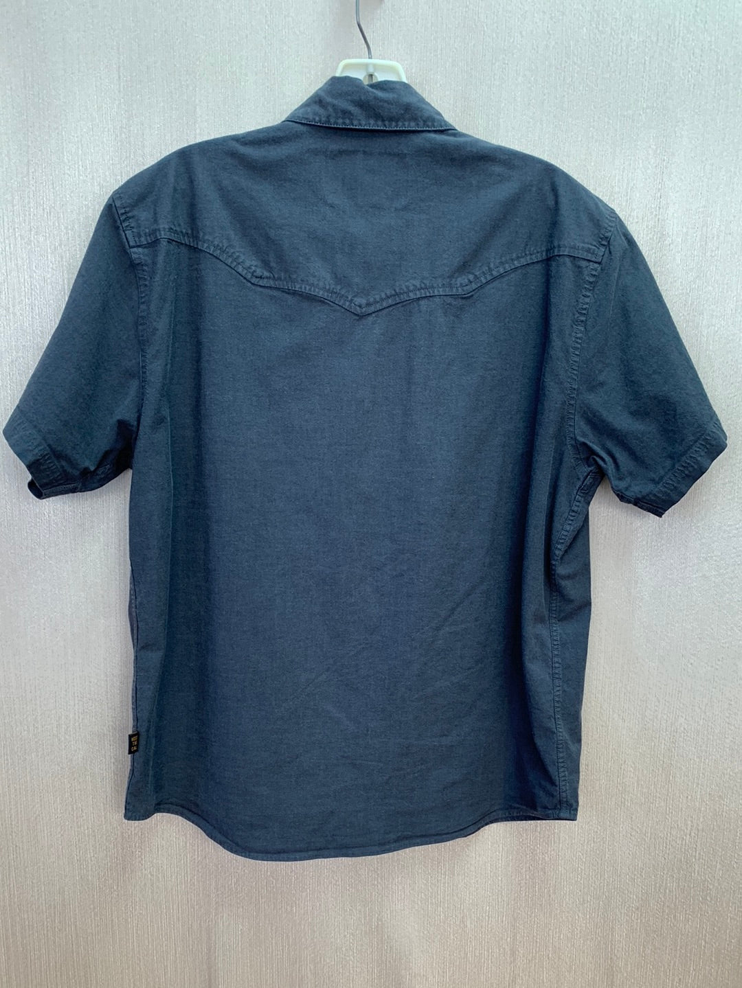 HOWLER pictograph black chambray Crosscut Deluxe Shortsleeve Shirt - M