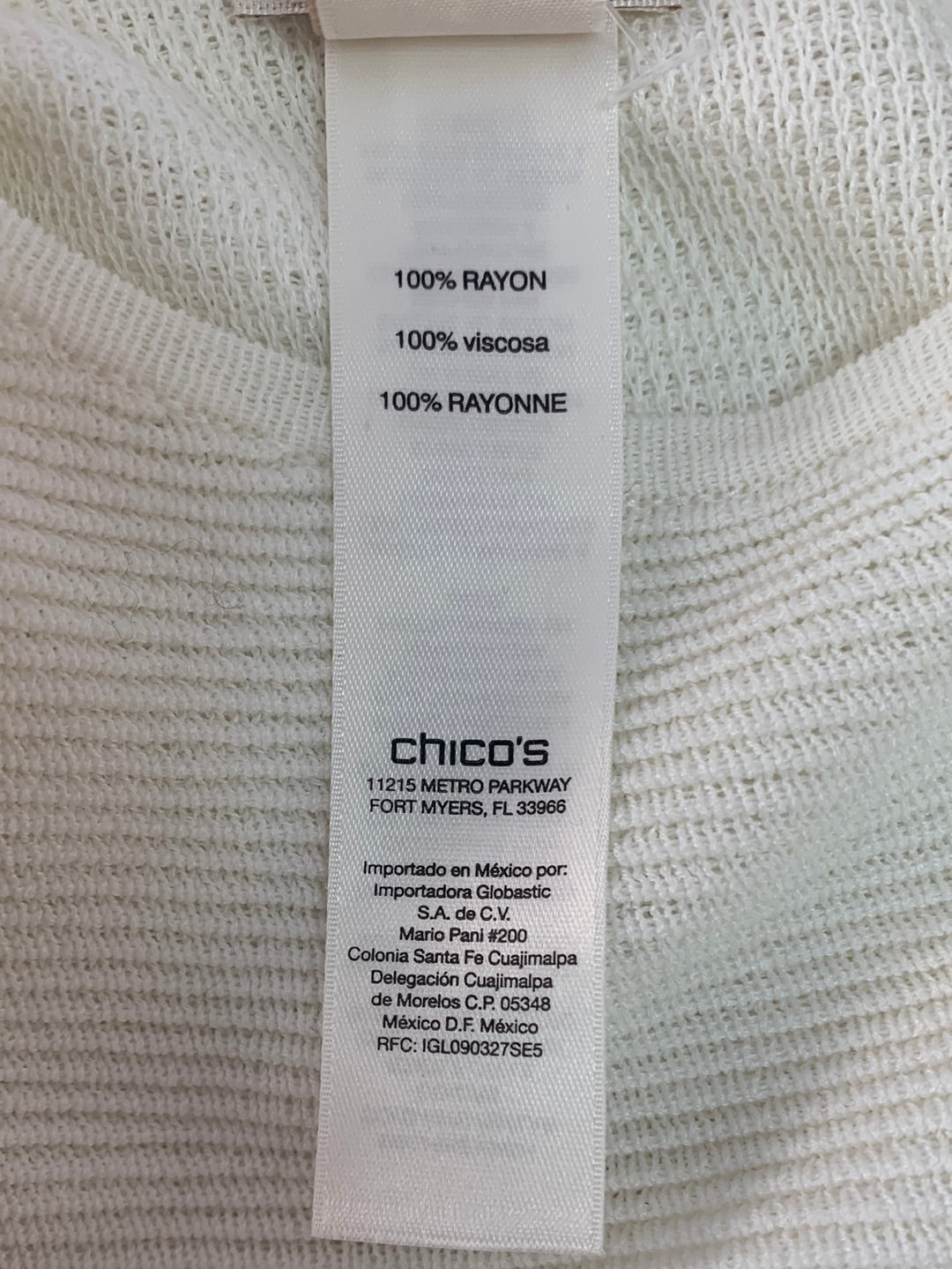 NWT - CHICO'S ecru Side Button Nicolette Pullover Sweater - 1 | 8/10 M