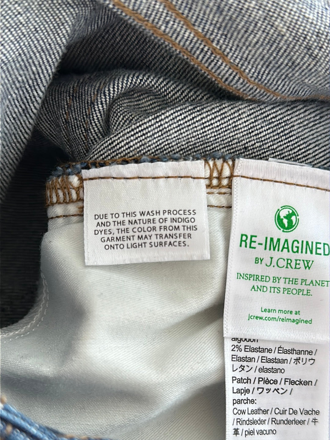 NWT - J. CREW dark wash Curvy Classic Straight Leg Jeans - 26
