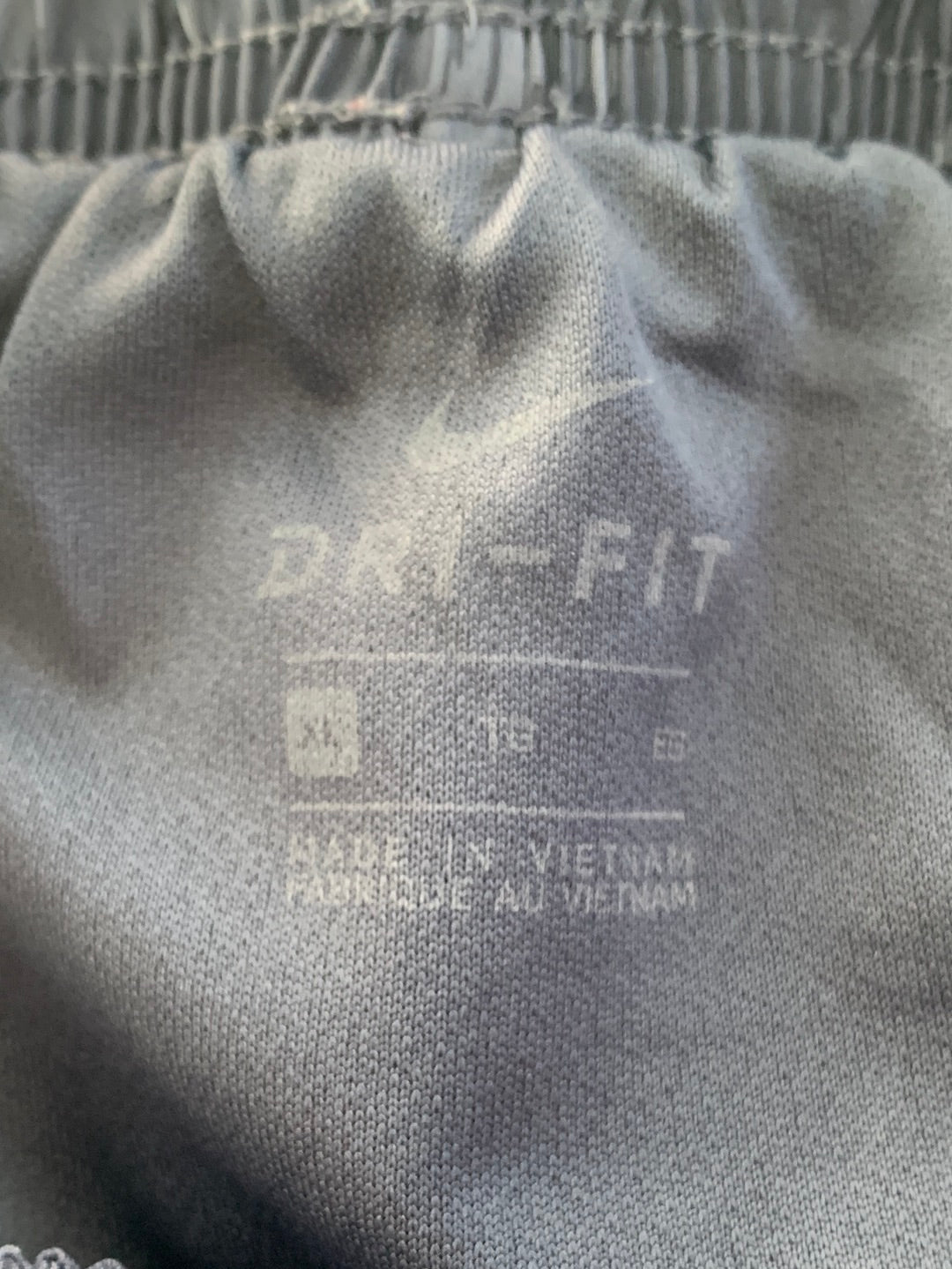 NIKE slate gray Print Dri-Fit Recycled Polyester Running Shorts - XL