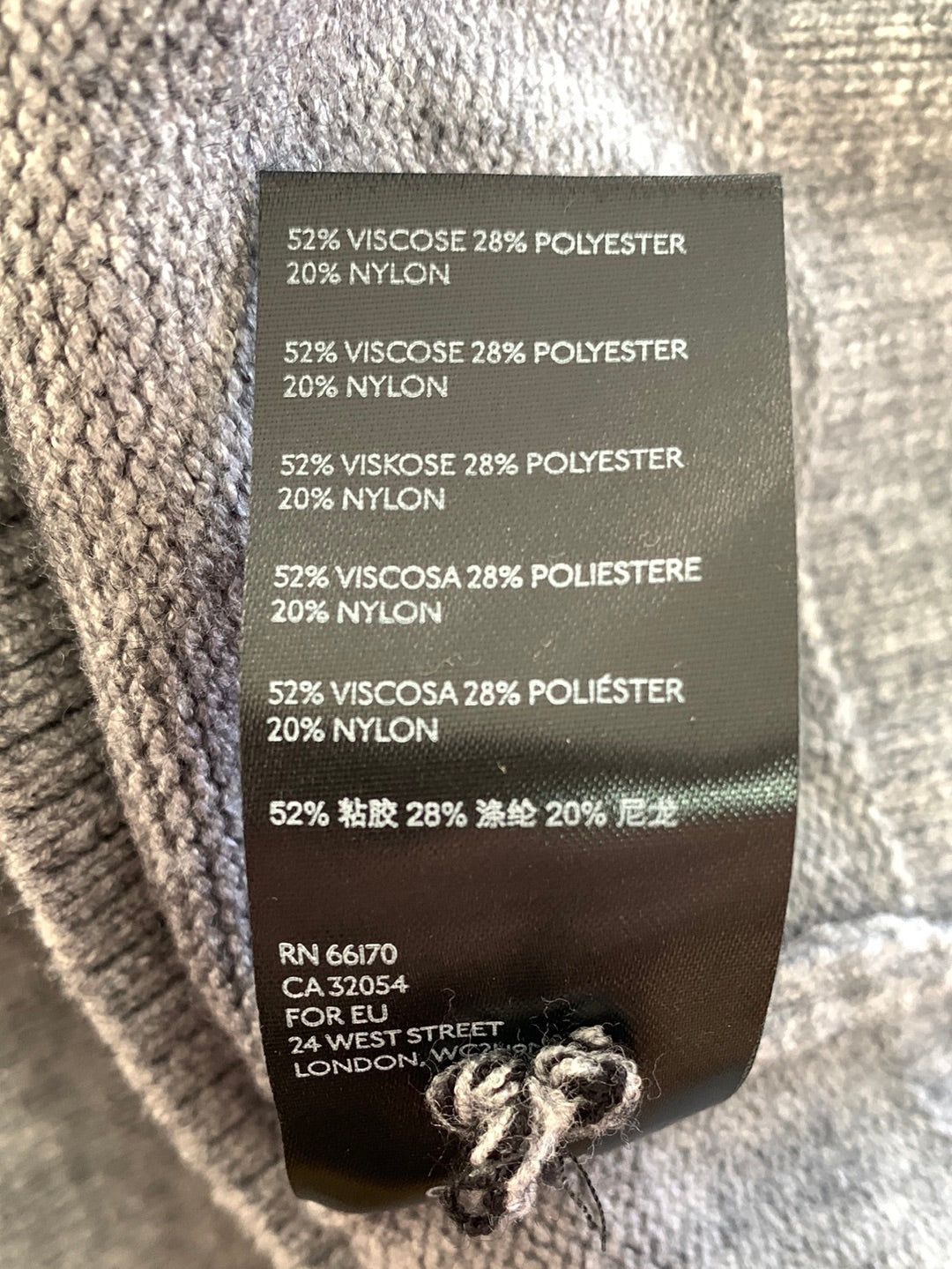 NWT - ANTHROPOLOGIE black grey Colorblock Turtleneck Sweater - S