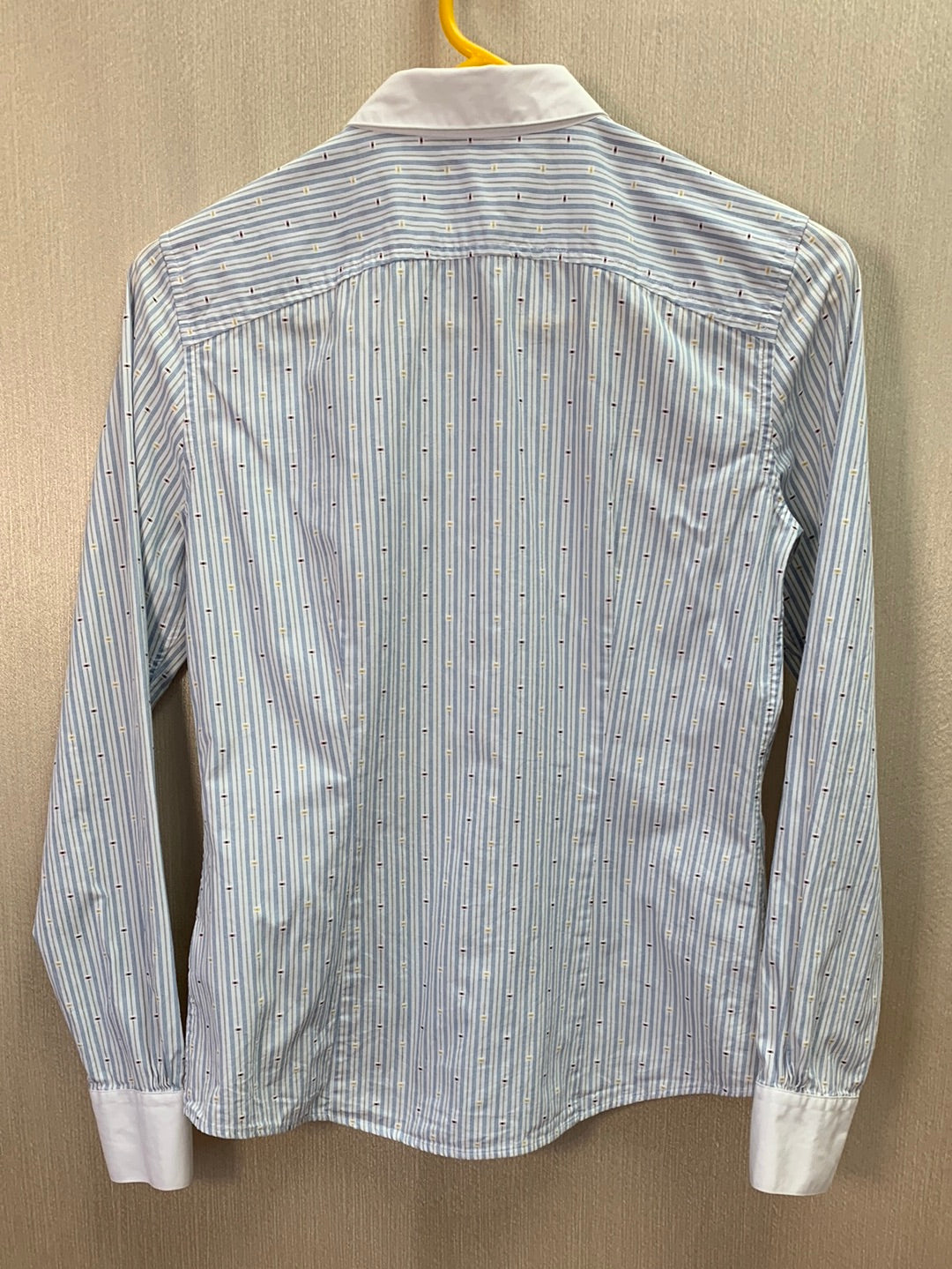 BROOKS BROTHERS blue stripe Button Up Long Sleeve Shirt - 4
