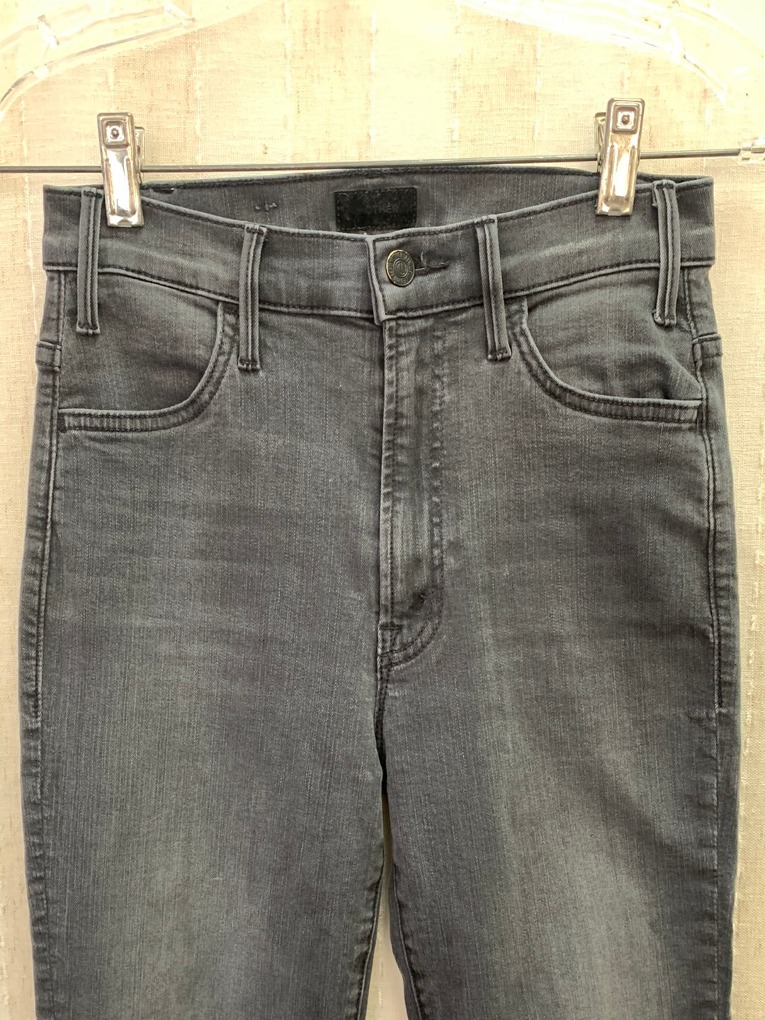MOTHER lighting up lanterns The Hustler Ankle Fray Jeans - 24