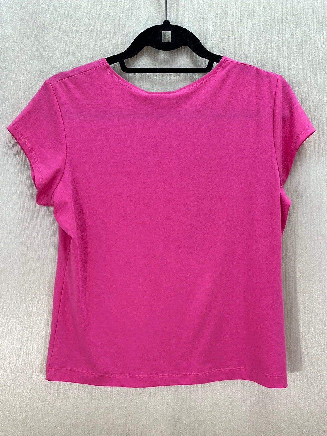 NWT - COLDWATER CREEK pink Rayon Blend Short Sleeve T-Shirt - S