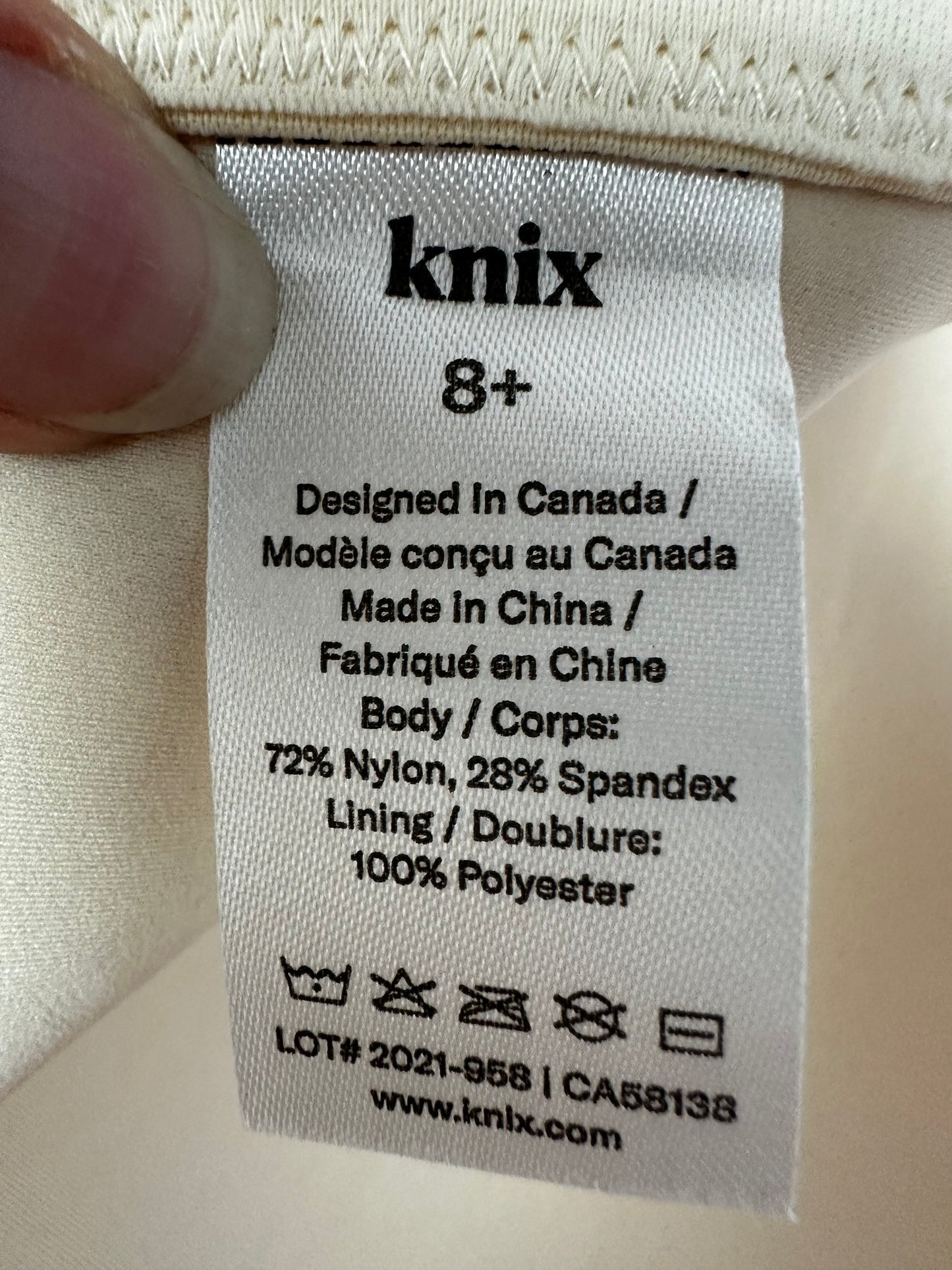 NWOT - KNIX warm sand WingWoman Wireless Countour Bra - 8+ | 40F 42E 42F