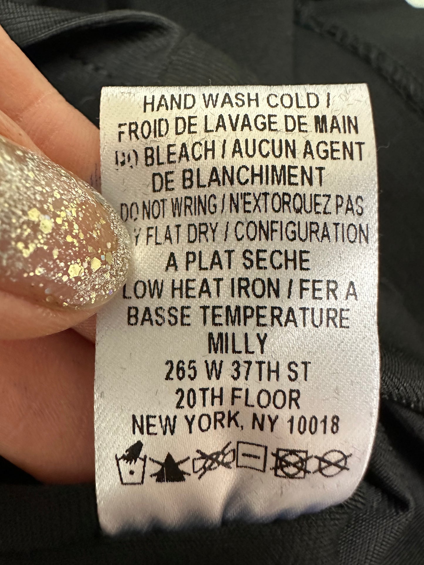 NWT - MILLY black Sequined Cocktail Evening Sleeveless Mini Party Dress - 4