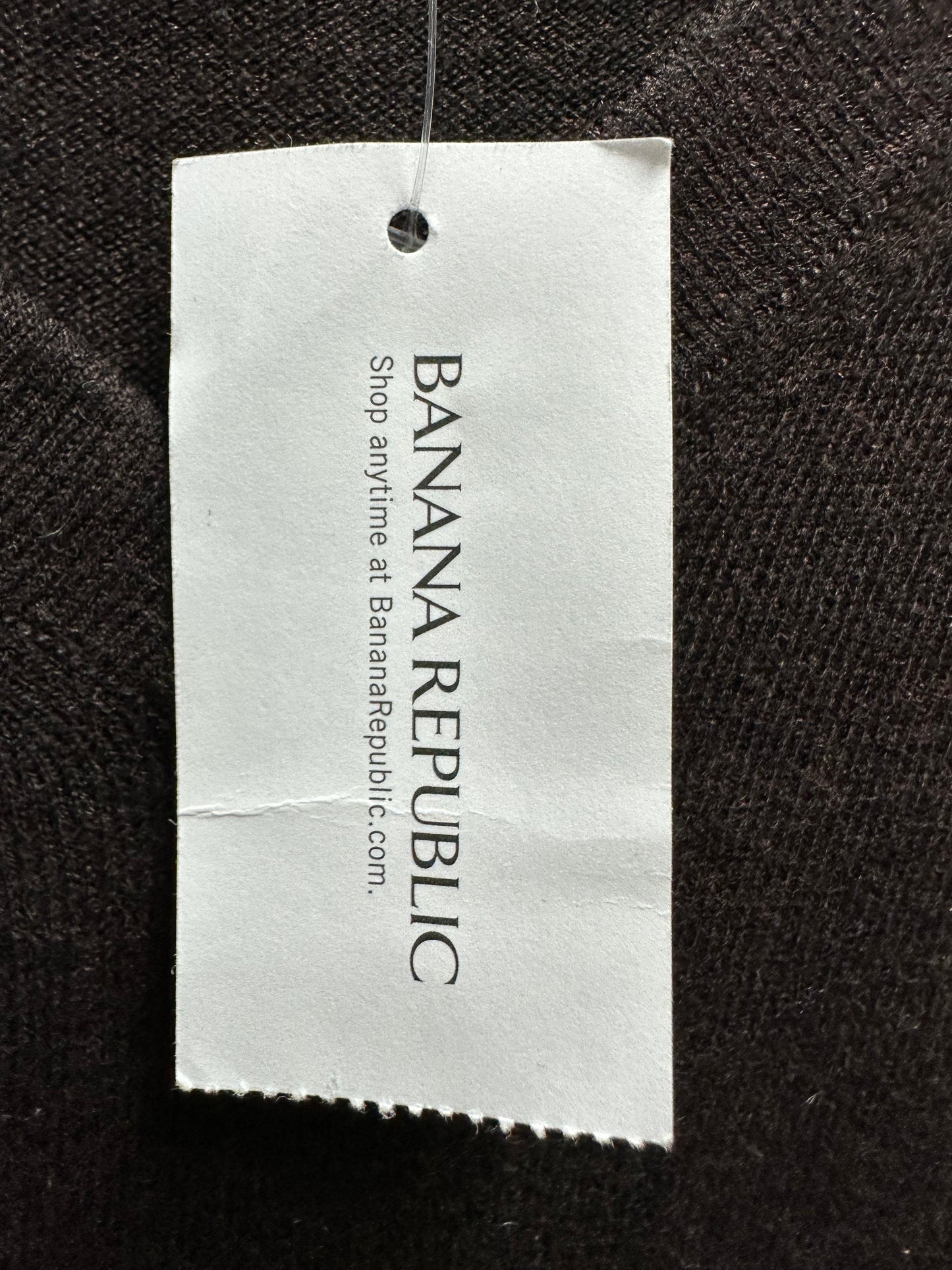NWT - BANANA REPUBLIC brown Luxury Silk Cotton Cashmere Sweater - Medium
