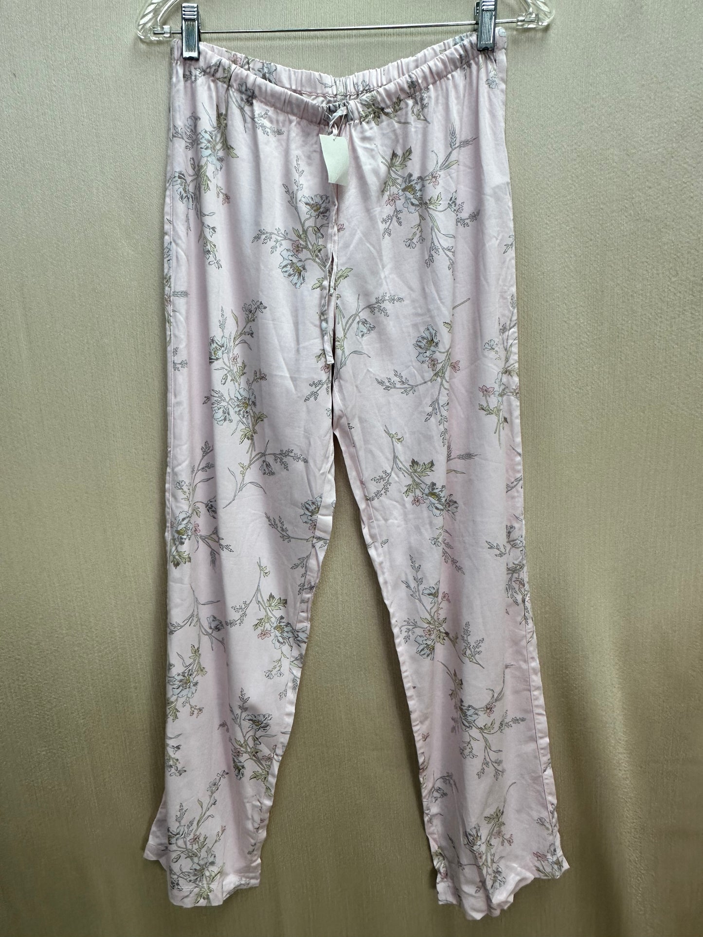 NWT - LAUREN RALPH LAUREN pink Floral Cotton Viscose Sateen Pajama Set - S