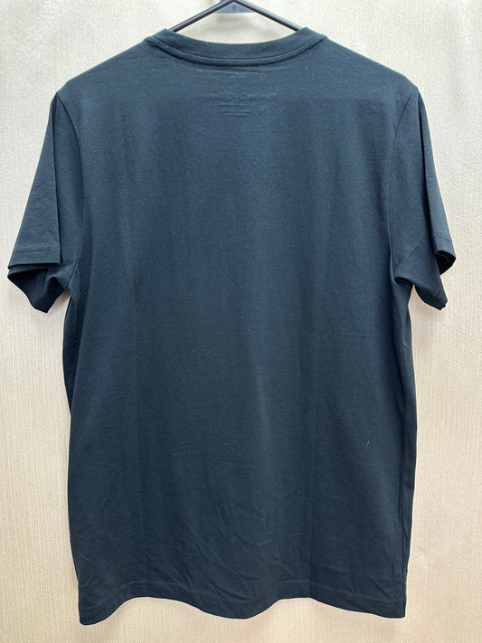 NWT - PSYCHO BUNNY black green Pima Cotton Rockaway Graphic T-Shirt - 4 | S