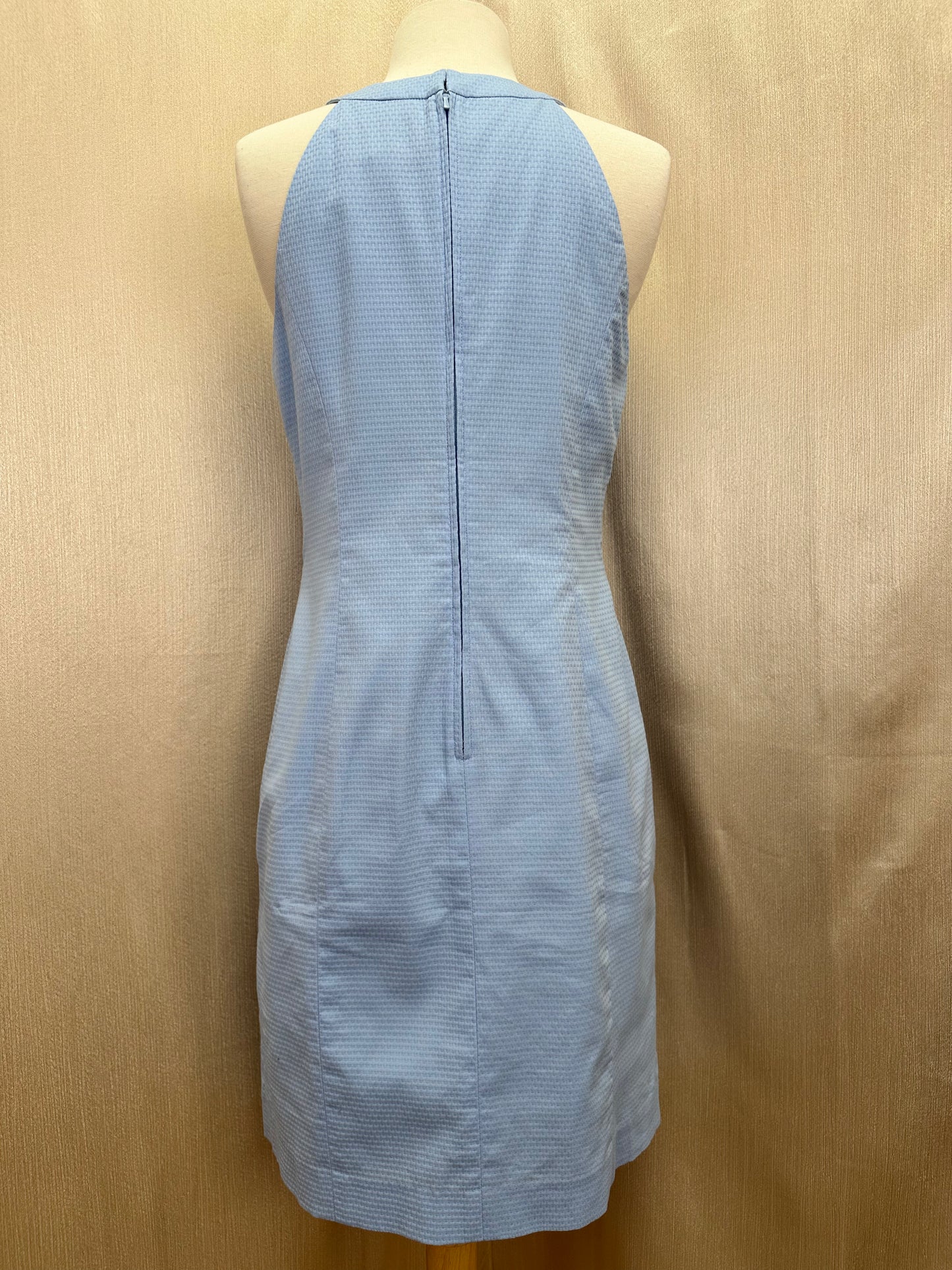 LILLY PULITZER blue peri Bead Embroidered Coral Jena Stretch Shift Dress - 6