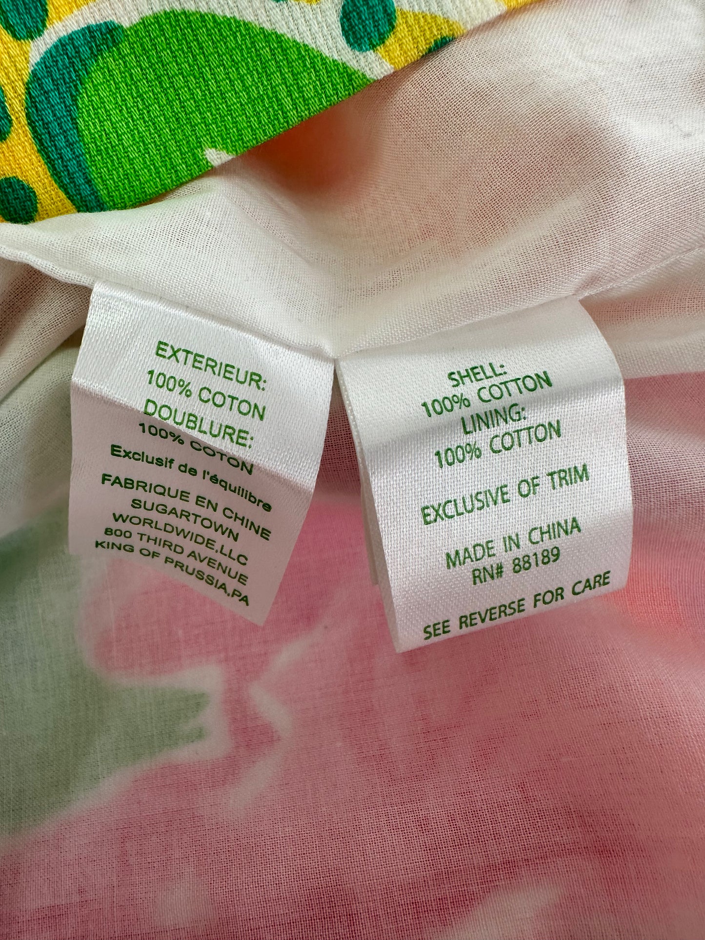 LILLY PULITZER pink print All Nighter Sleeveless Lace Trim Mila Shift Dress - 2