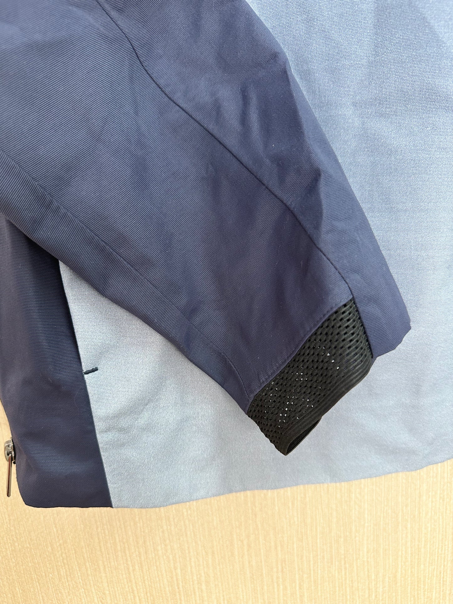 PORSCHE navy blue Ombre Turbo Collection Unisex Rain Jacket - US XXL