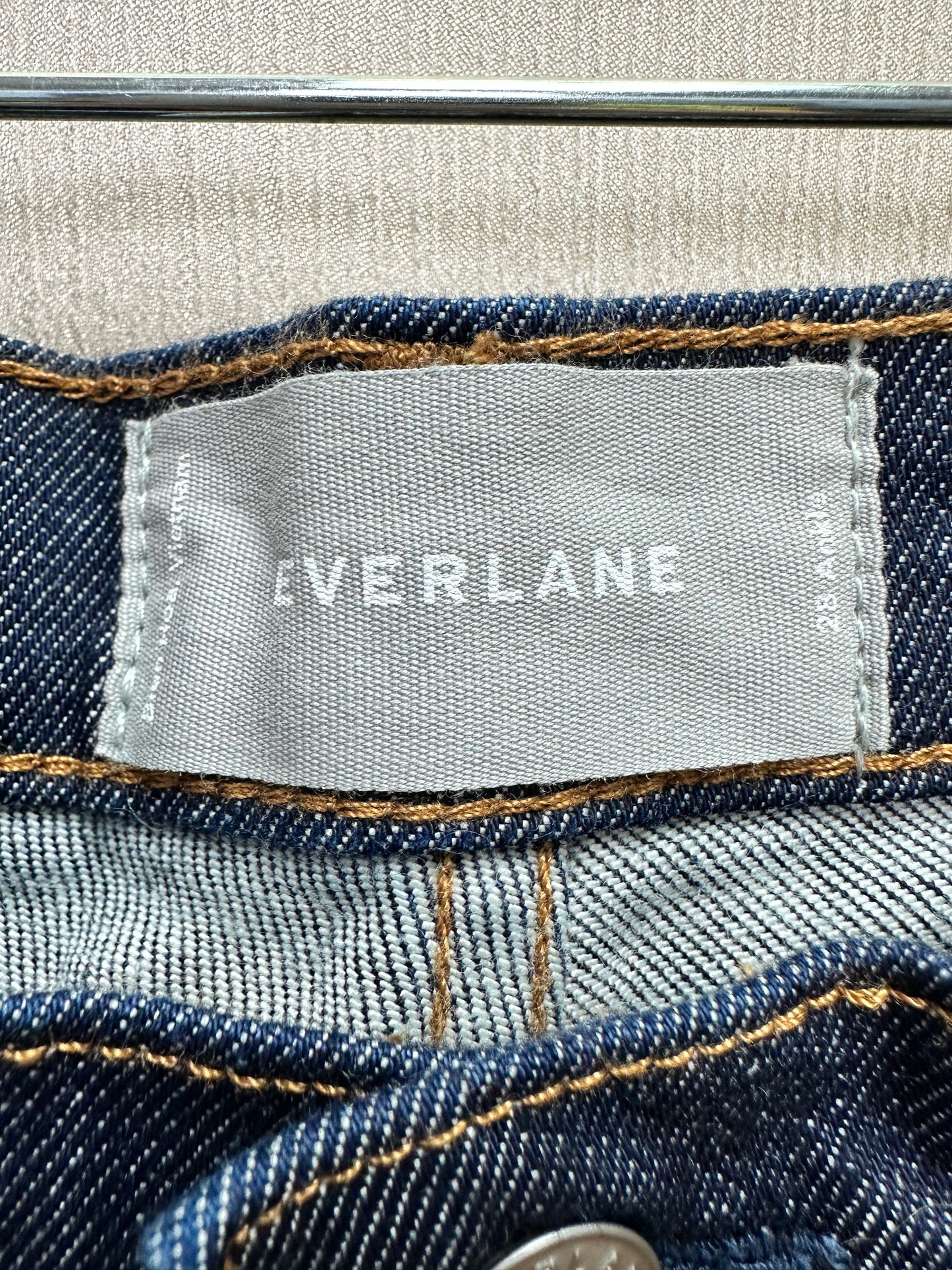 NWT - EVERLANE deep indigo Mid Rise Skinny Ankle Jeans - 28