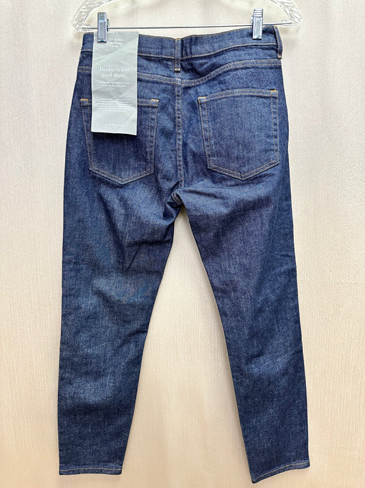 NWT - EVERLANE deep indigo Mid Rise Skinny Ankle Jeans - 28