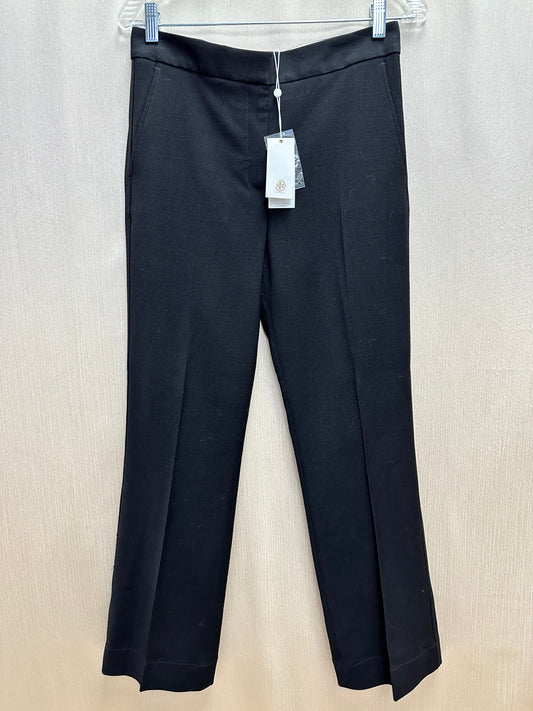 NWT - TORY BURCH black Viscose Wool Blend Mid Rise Boot Cut Pants - 4