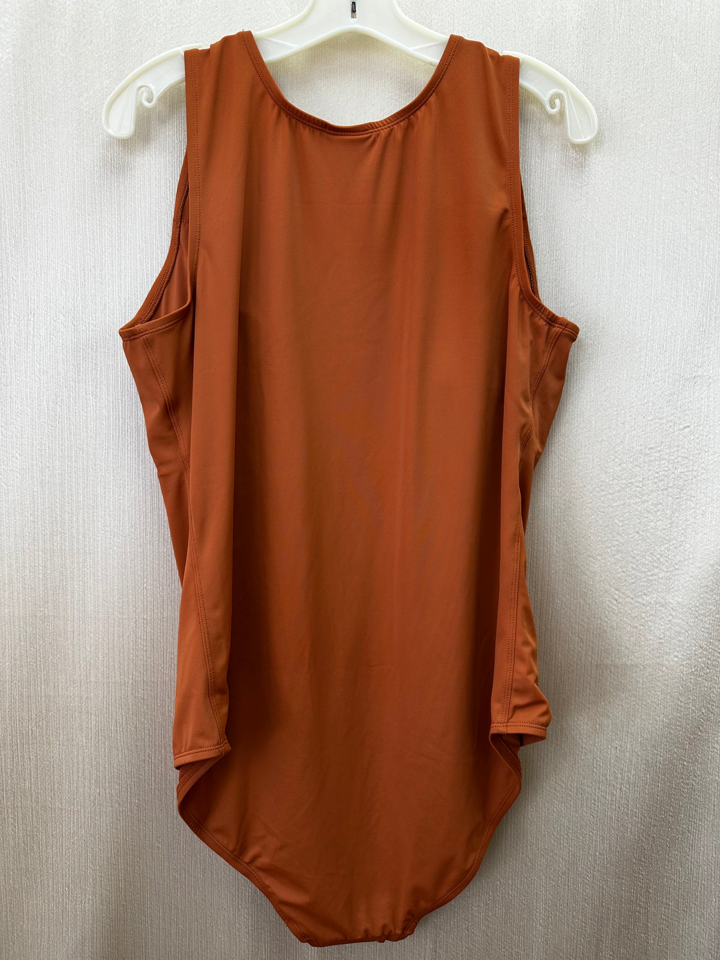 NWT - ANDIE rust orange Snap Front The Malibu One Piece Swimsuit - XXXL