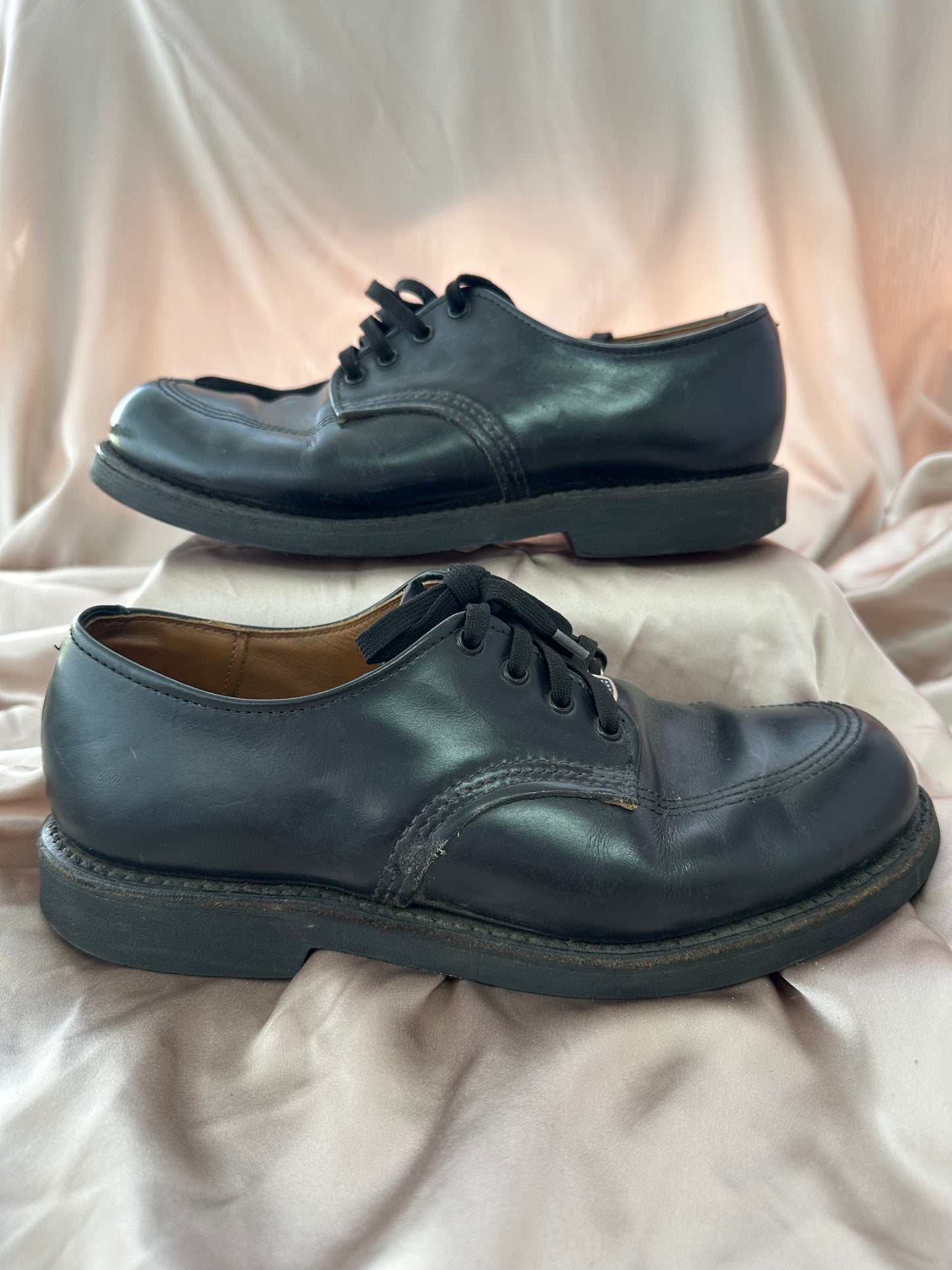 RED WING Black Leather 9201 Garage Man Shoes - US 9 D