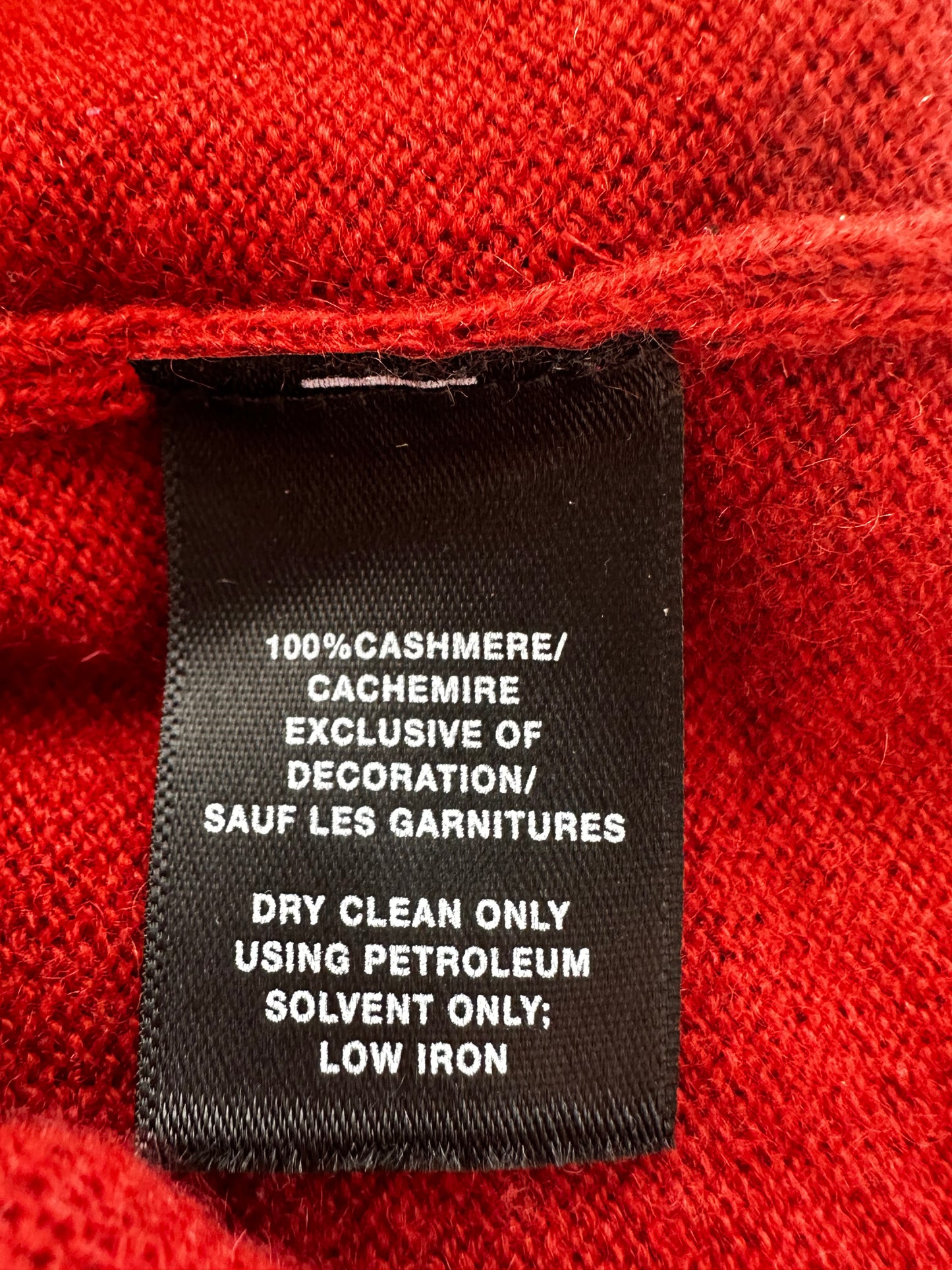LAFAYETTE 148 brick red 100% Cashmere Turtleneck Sweater - S