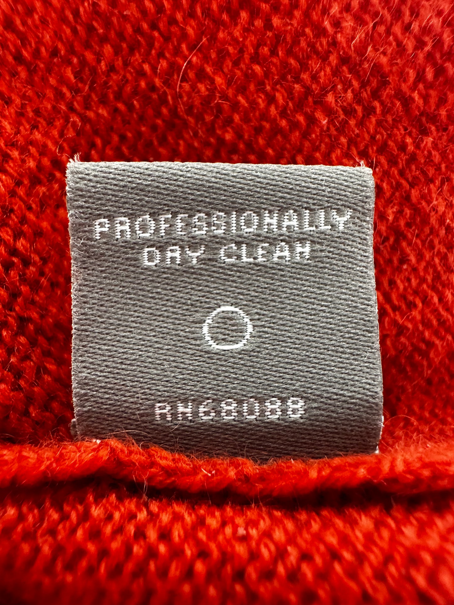 NEIMAN MARCUS red orange Cashmere Turtleneck Long Sleeve Sweater - S