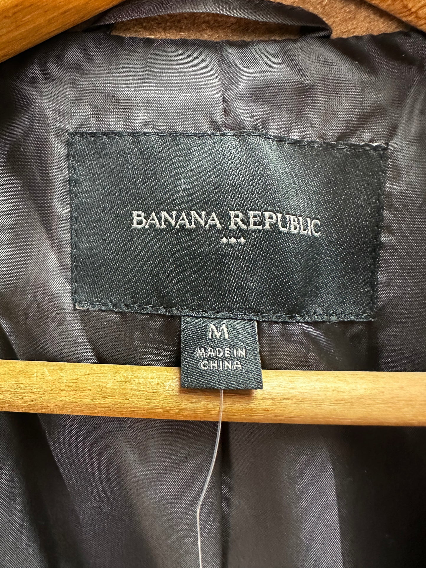 NWT - BANANA REPUBLIC camel brown Wool Blend Long Topcoat Overcoat - M