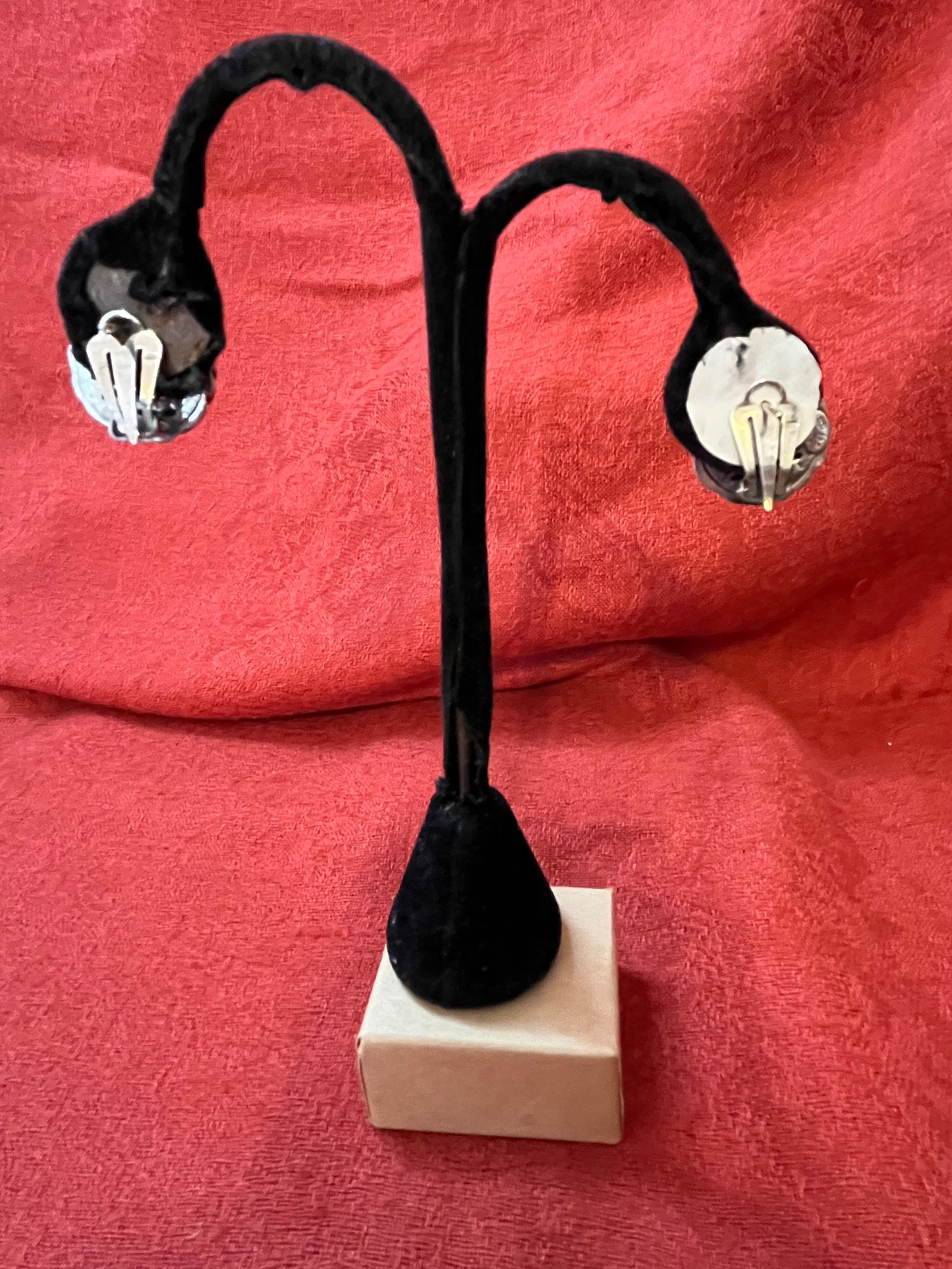 Italian Sterling and 18K Yellow Gold Post Earrings