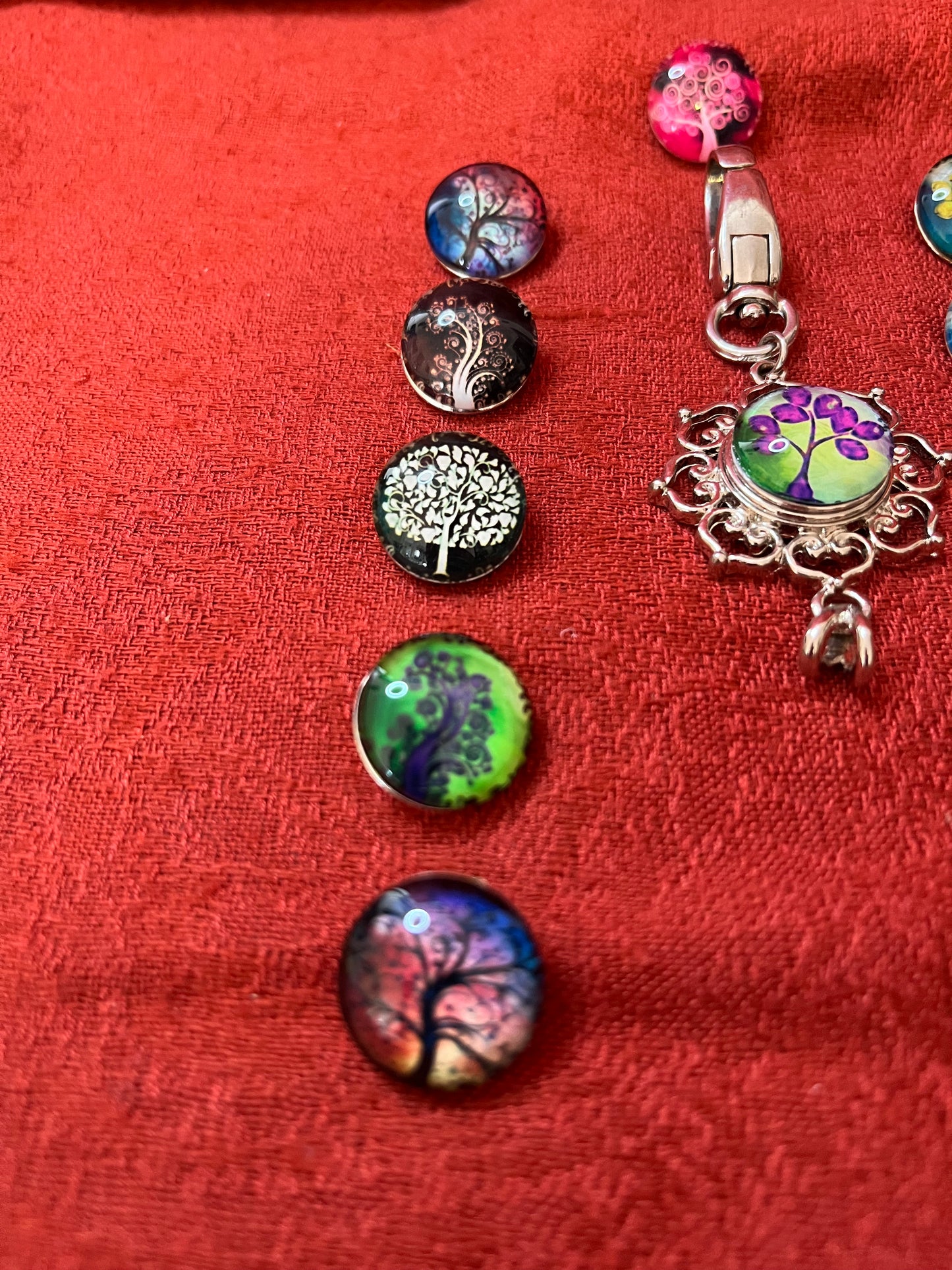 Lotus Exchangeable Seasonal Tree Charms Fob