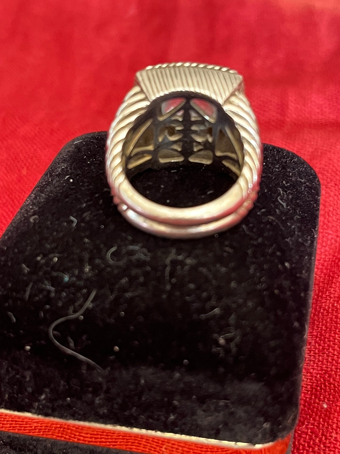 Judith Ripka Sterling Silver and Blue Topaz Ring-sz 6.5