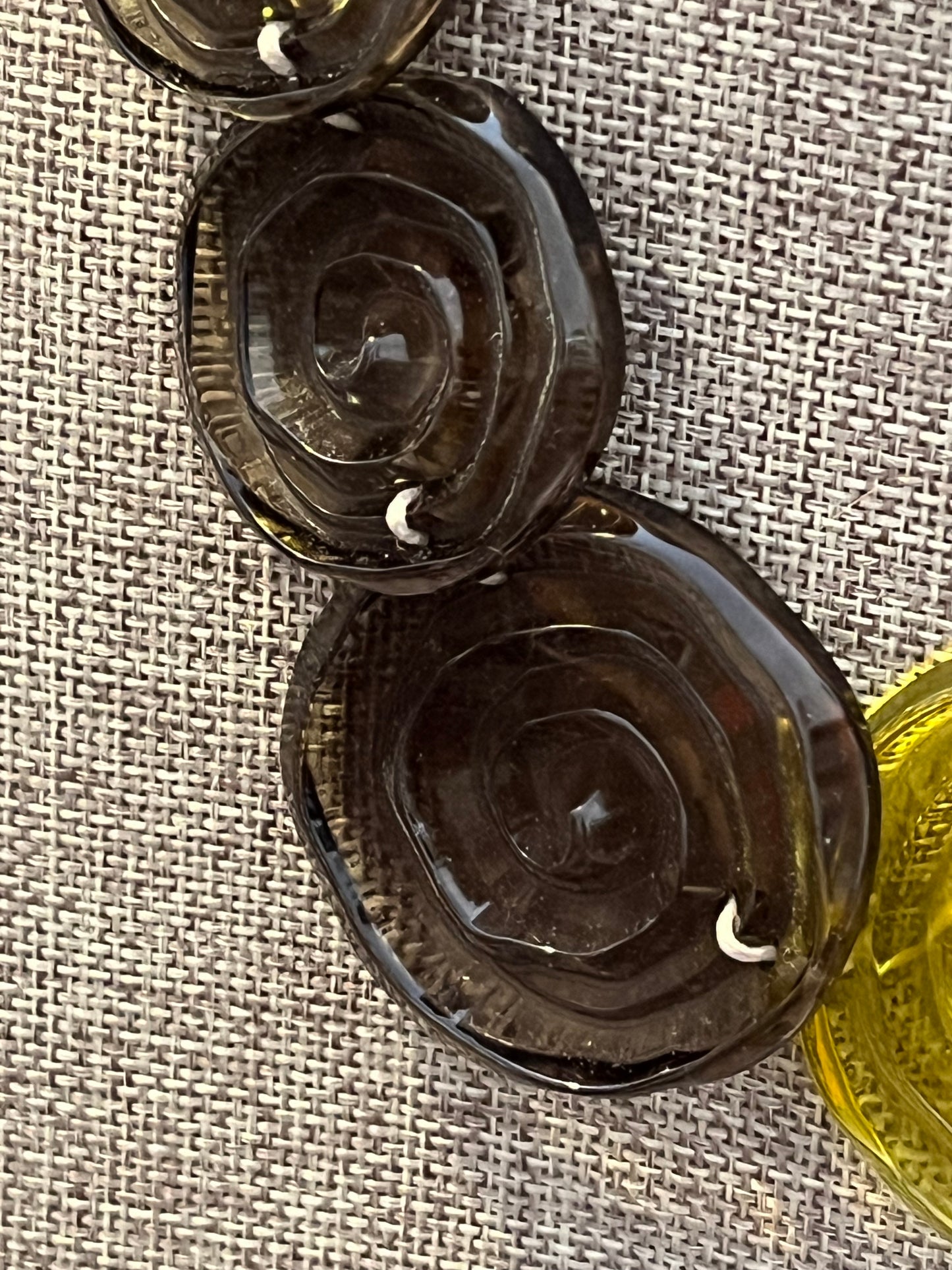 PONO Made in Italy Acrylic Disk Statement Necklace
