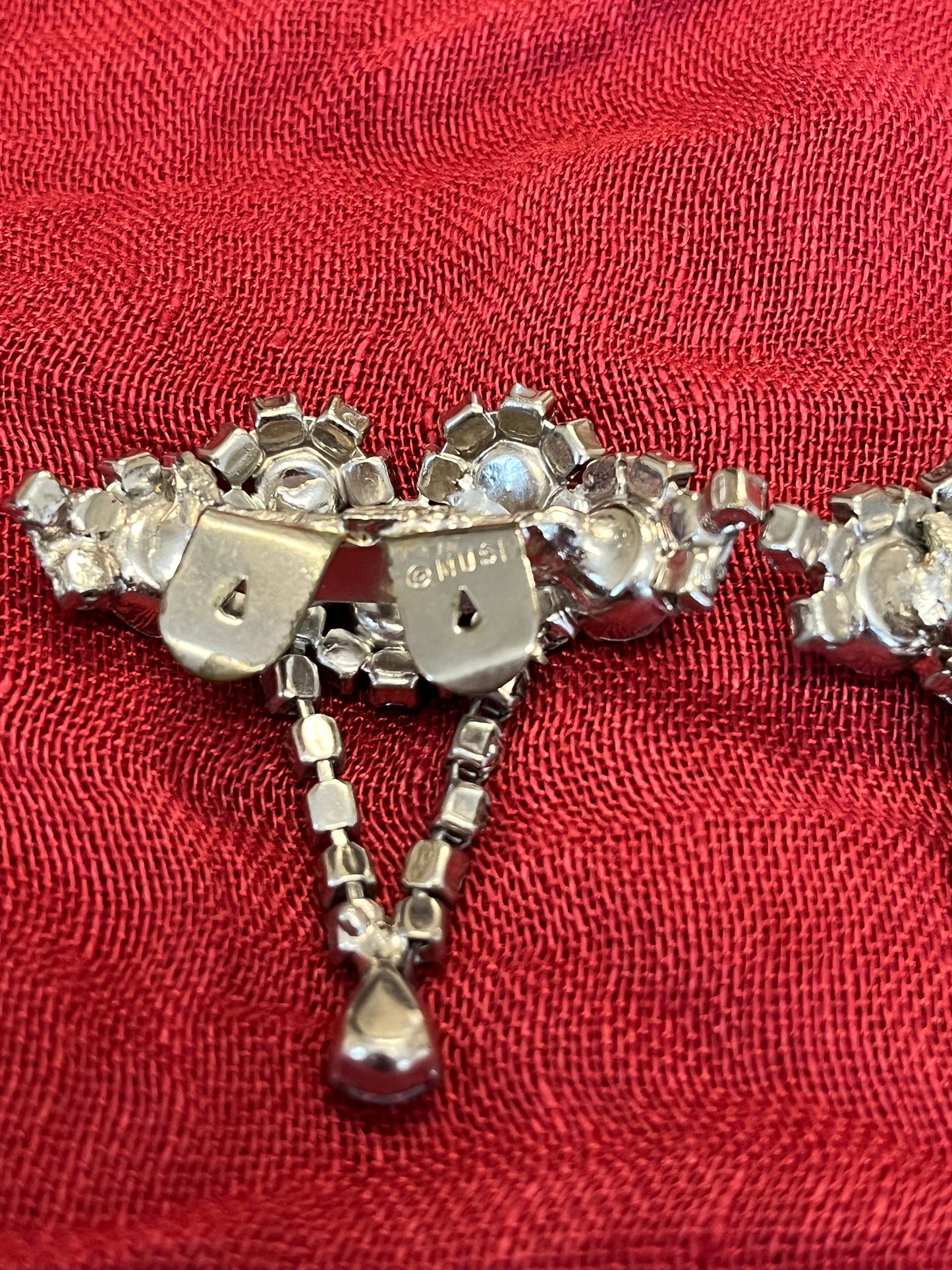 Vintage Musi Rhinestone Shoe Clips