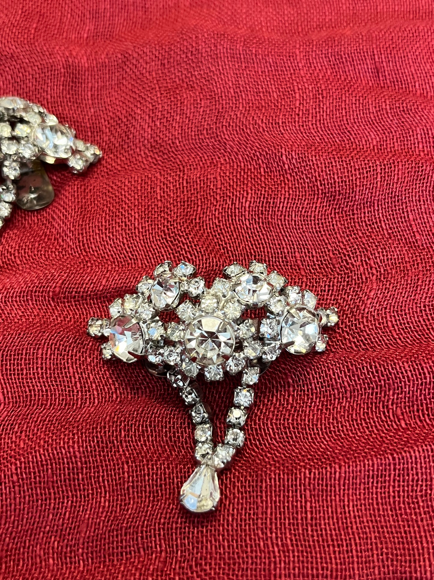 Vintage Musi Rhinestone Shoe Clips