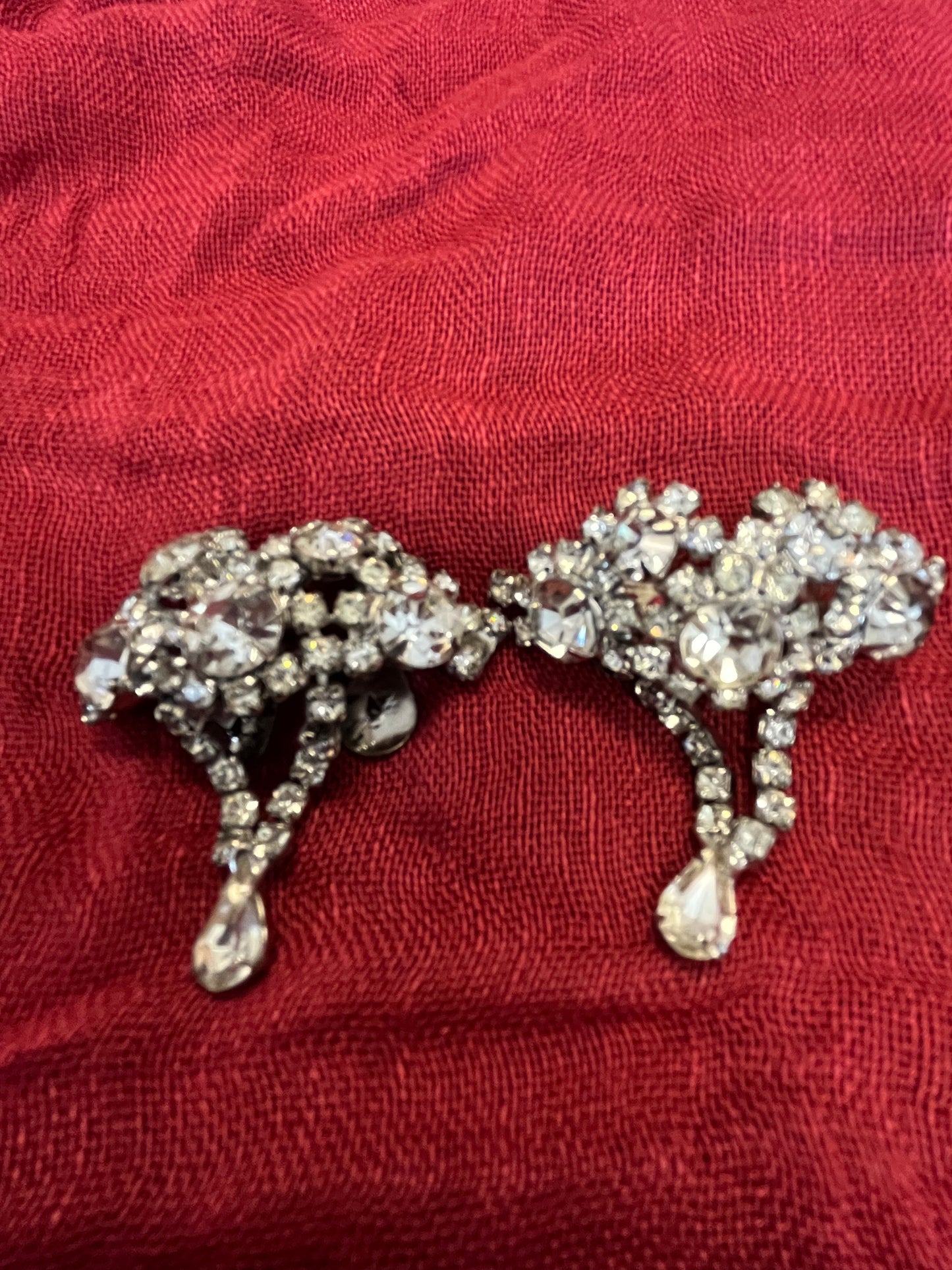 Vintage Musi Rhinestone Shoe Clips